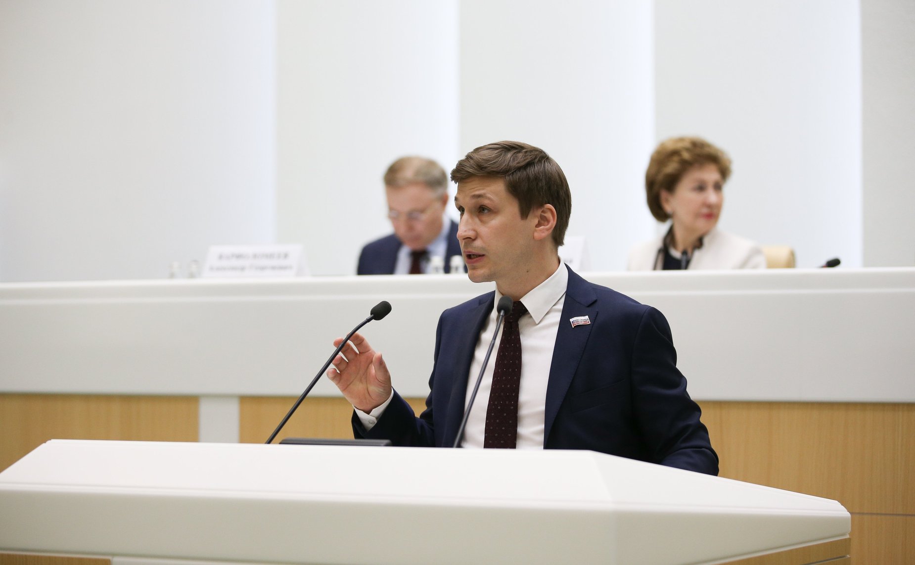 Заседание Палаты молодых законодателей при Совете Федерации