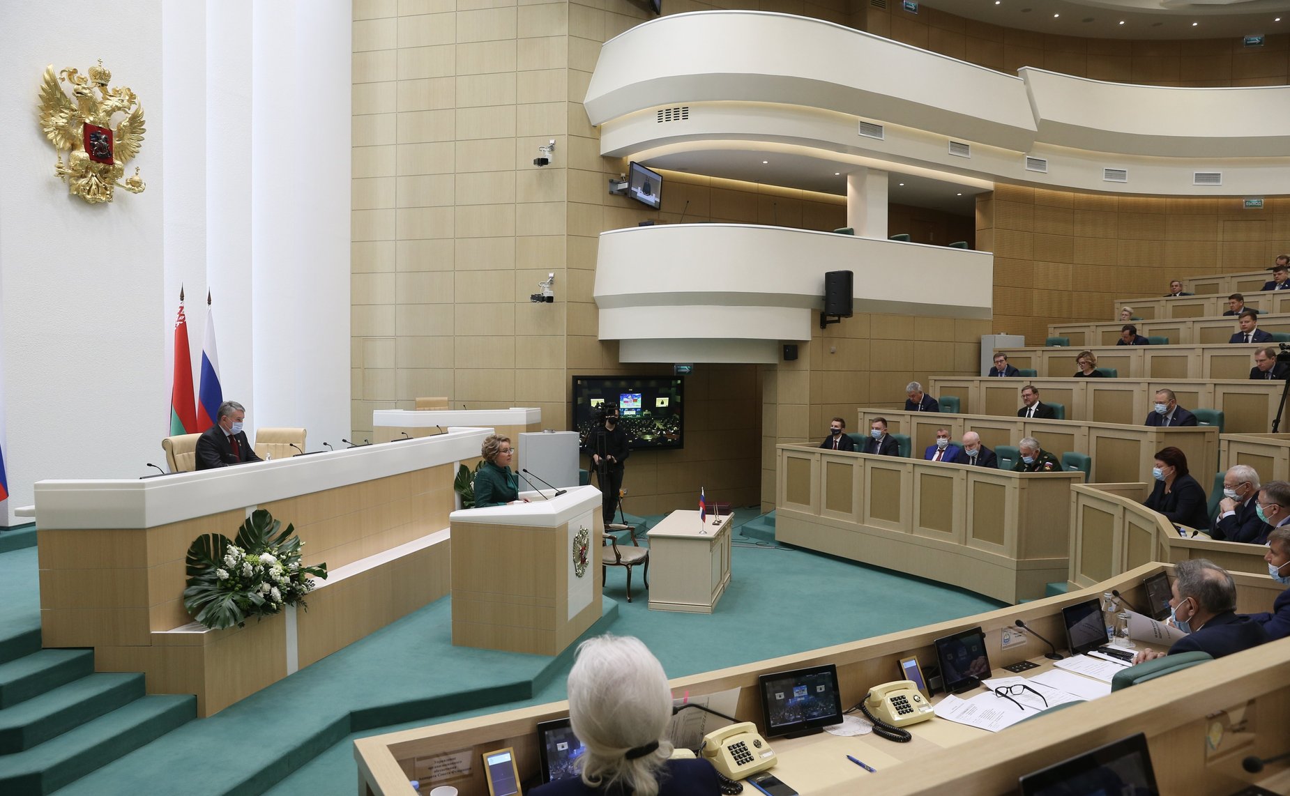 Пленарное заседание VII Форума регионов Беларуси и России