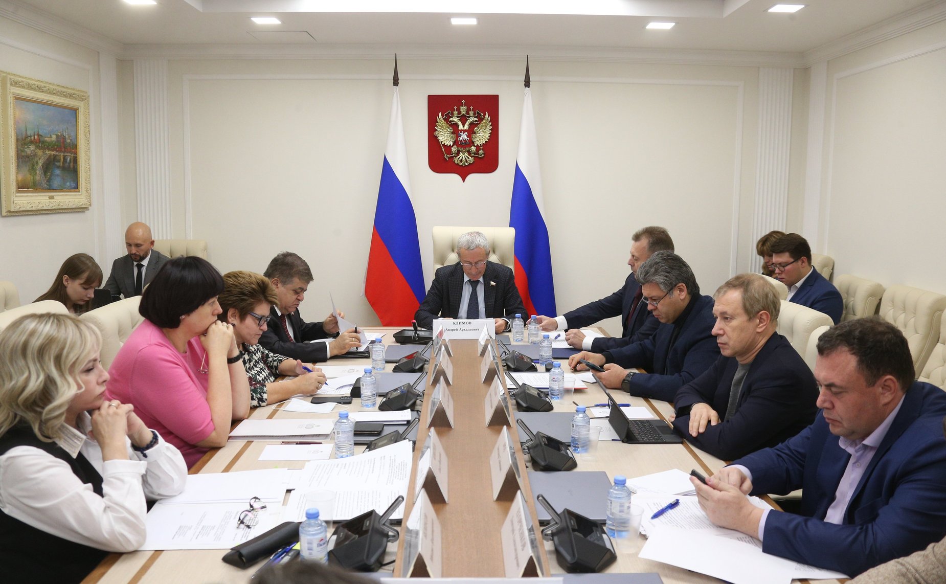 Расширенное заседание мониторинговой группы Временной комиссии Совета Федерации по защите государственного суверенитета и предотвращению вмешательства во внутренние дела РФ