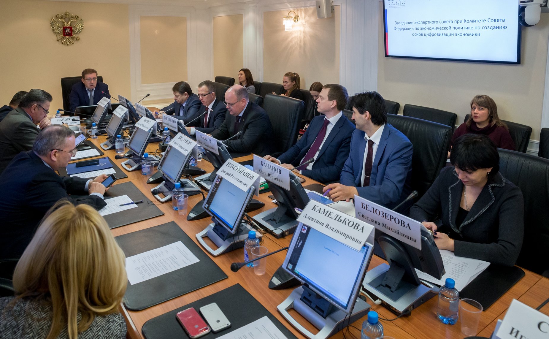 Заседание Экспертного совета при Комитете СФ по экономической политике по созданию основ цифронизации экономики