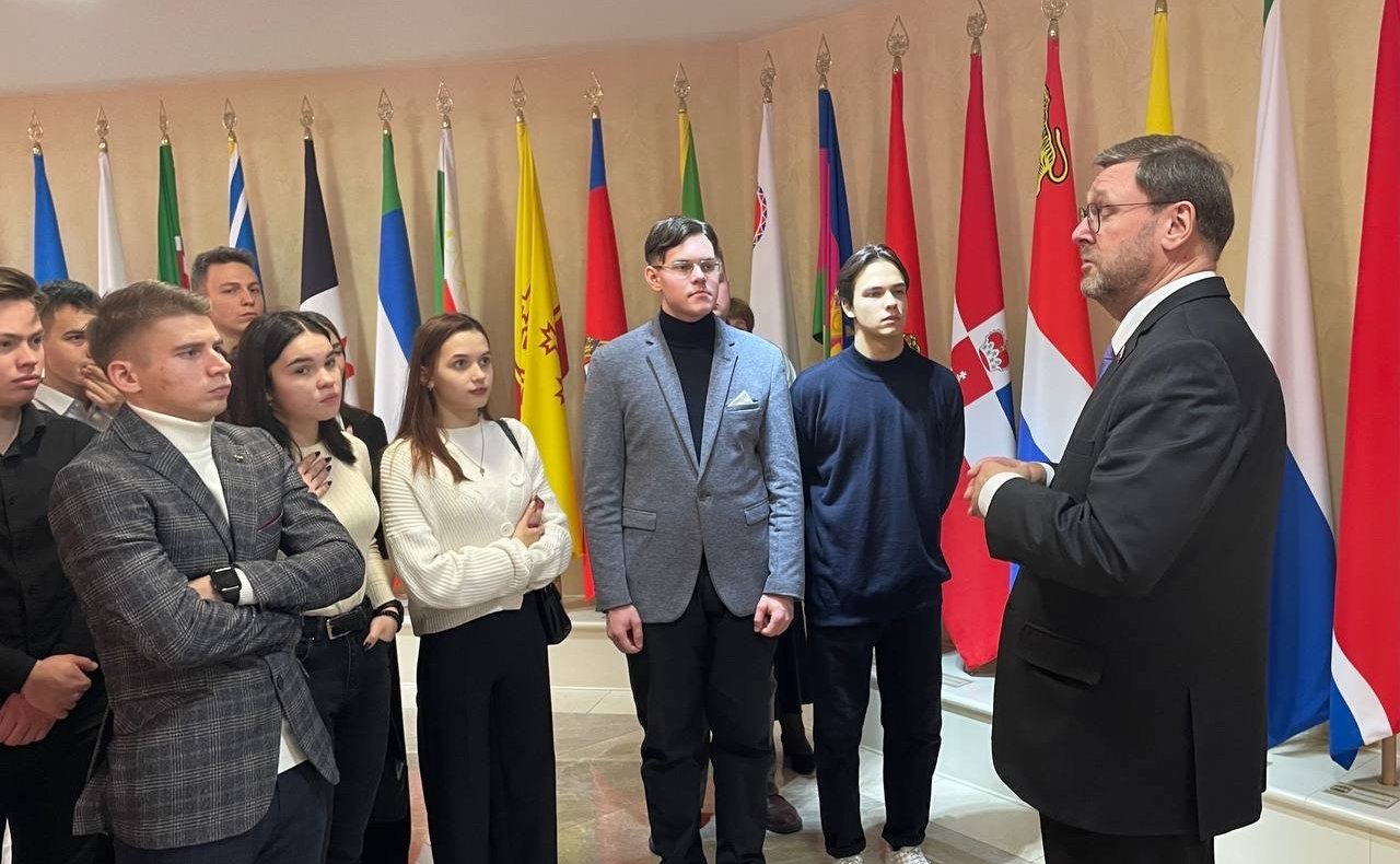 Встреча заместителя Председателя СФ Константина Косачева со студентами Поволжского государственного технологического университета