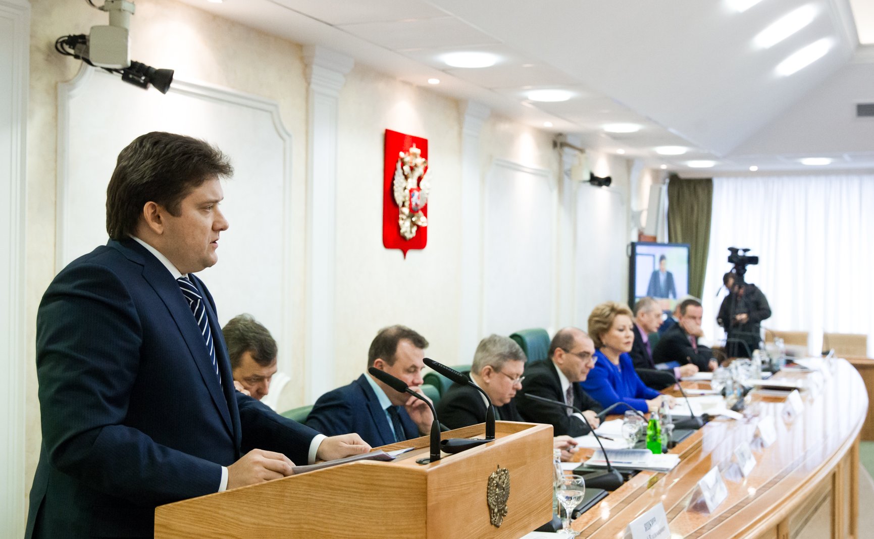 Н. Журавлев Заседание Межрегионального банковского совета при Совете Федерации