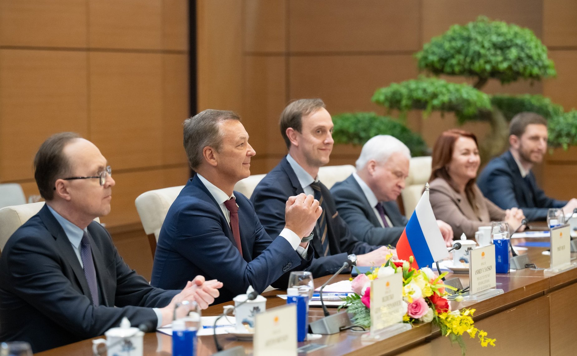 Совместное заседание групп по сотрудничеству Совета Федерации ФС Российской Федерации и Национального собрания Социалистической Республики Вьетнам