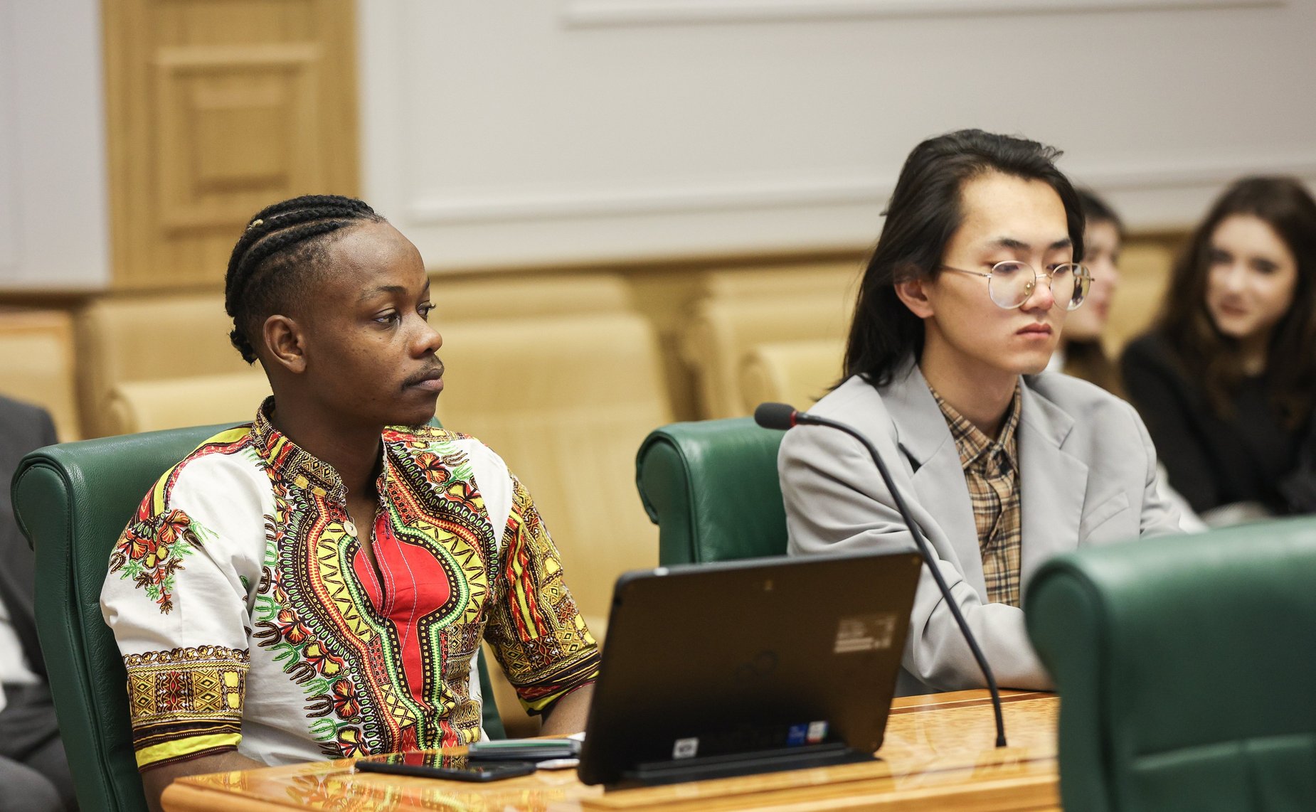 Церемония награждения победителей IV Конкурса чтецов среди студентов аспирантов из стран Азии и Африки «Победа в сердцах поколений» в рамках подготовки к Саммиту Россия-Африка