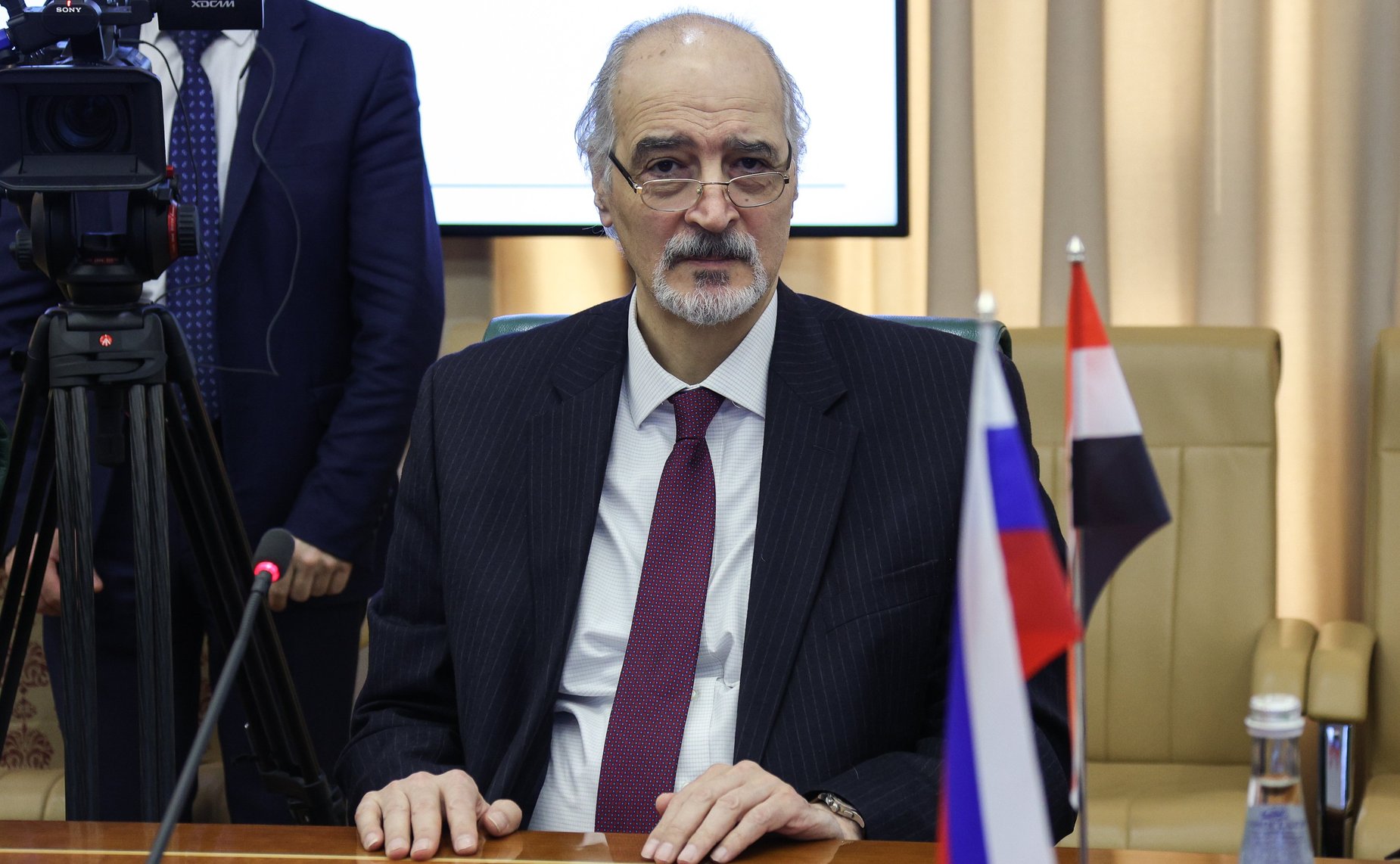 Встреча заместителя Председателя СФ Константина Косачева с Чрезвычайным и Полномочным Послом Сирийской Арабской Республики в РФ