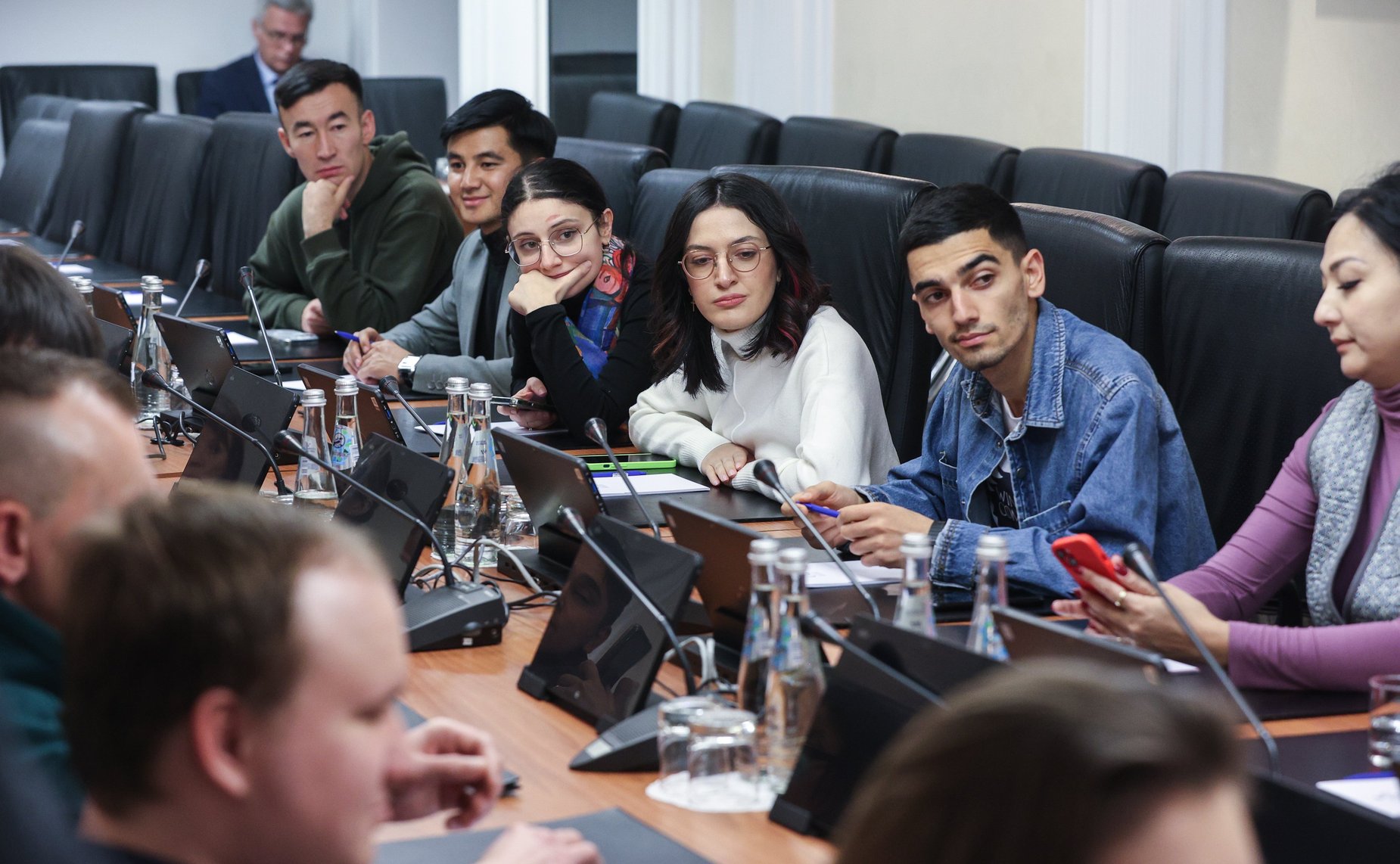 Встреча председателя Комитета СФ по международным делам Григория Карасина с журналистами ближнего зарубежья