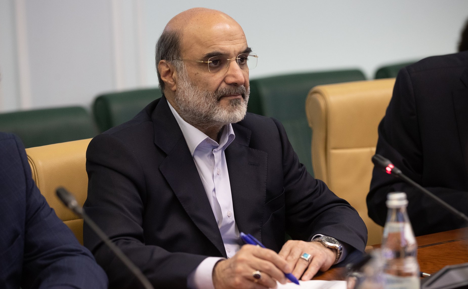 Встреча заместителя Председателя Совета Федерации Константина Косачева с руководителем Гостелерадио Исламской Республики Иран Абдулали Али-Асгари