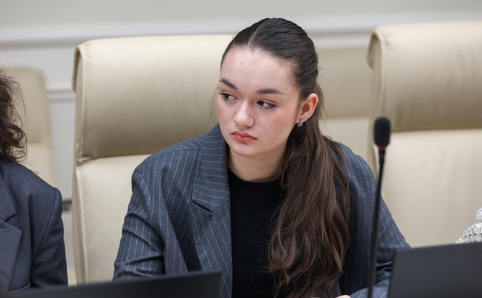 Встреча председателя Комитета Совета Федерации по международным делам Григория Карасина со студентами юридического факультета МГУ им. Ломоносова