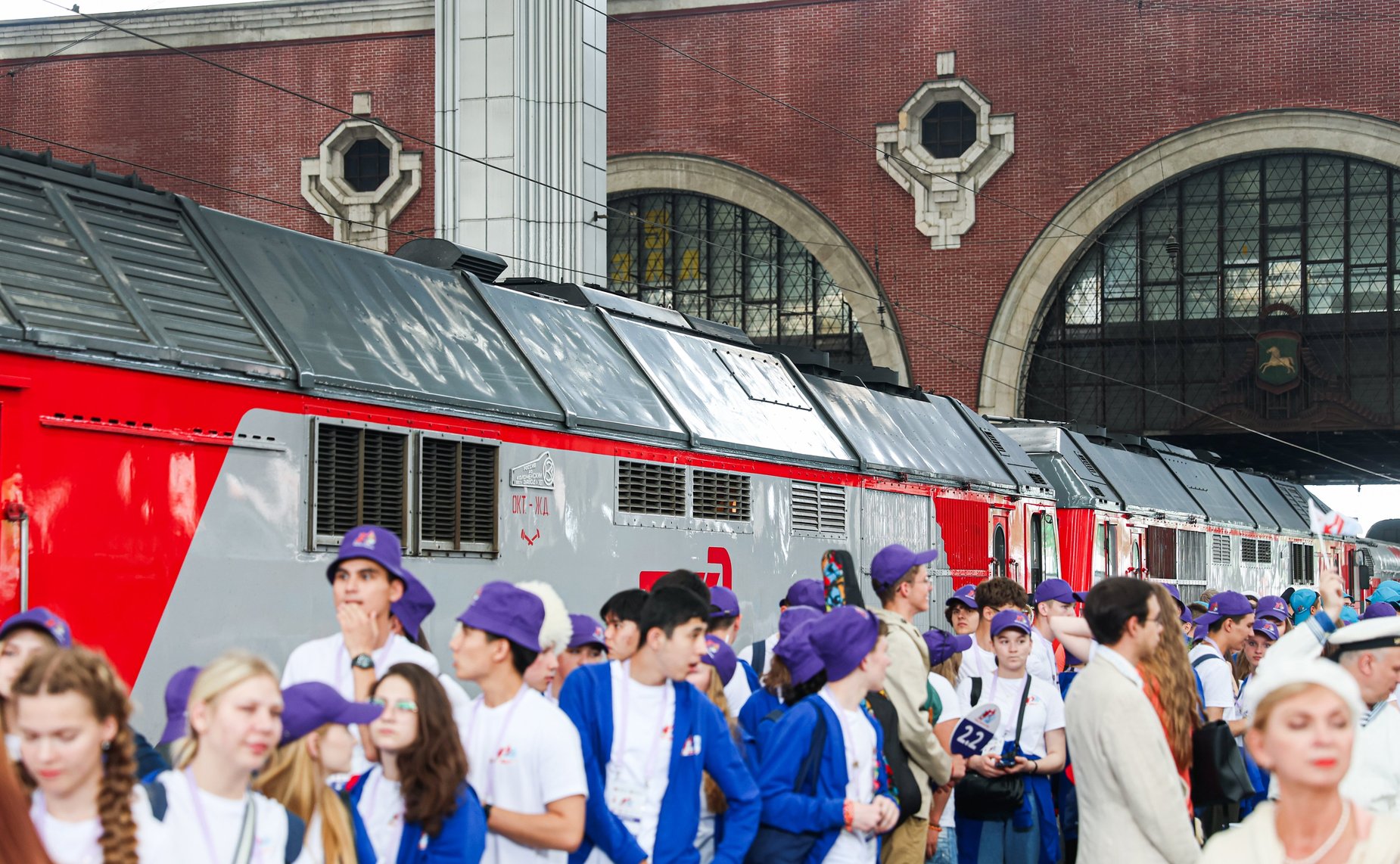 Участники «Поезда Памяти» прибыли в город-герой Москву (фото «Новости Беларуси»)