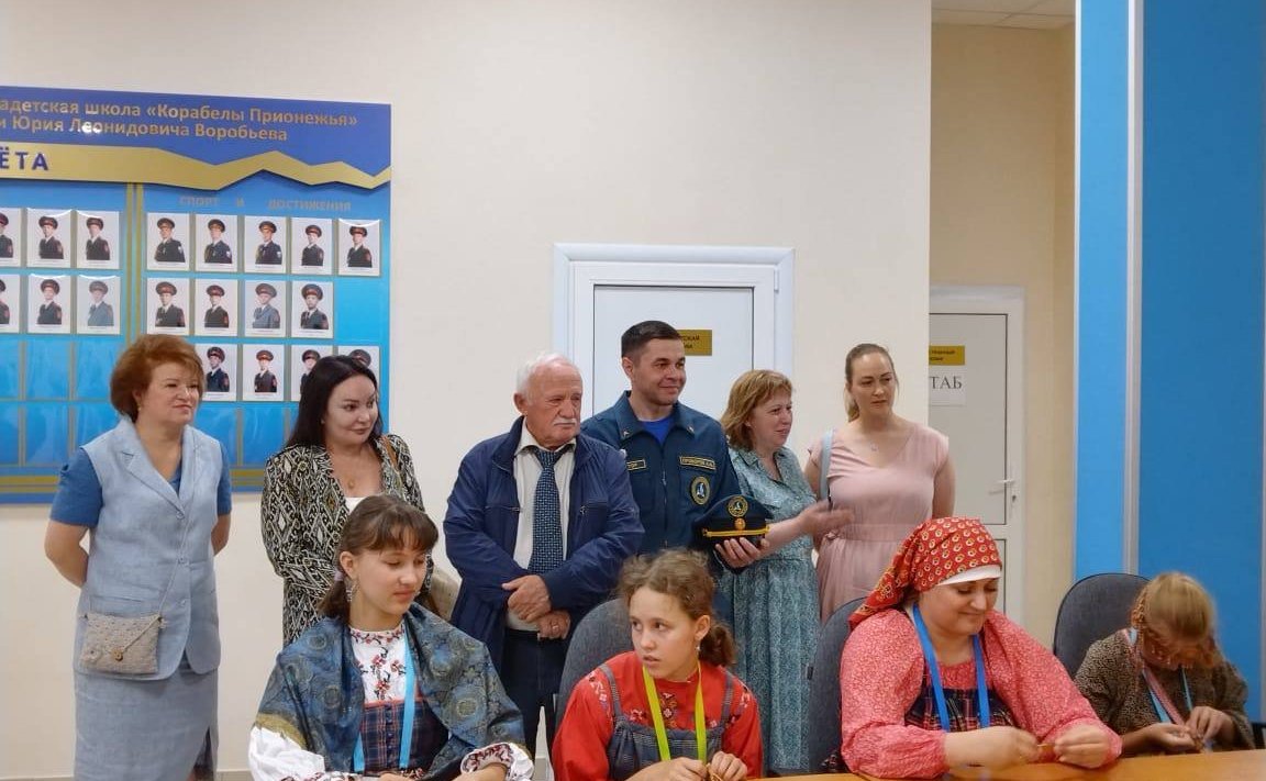 Юрий Воробьев принял участие в заключительном этапе Всероссийского детского фестиваля «Наследники традиций», который проходит на Вологодчине