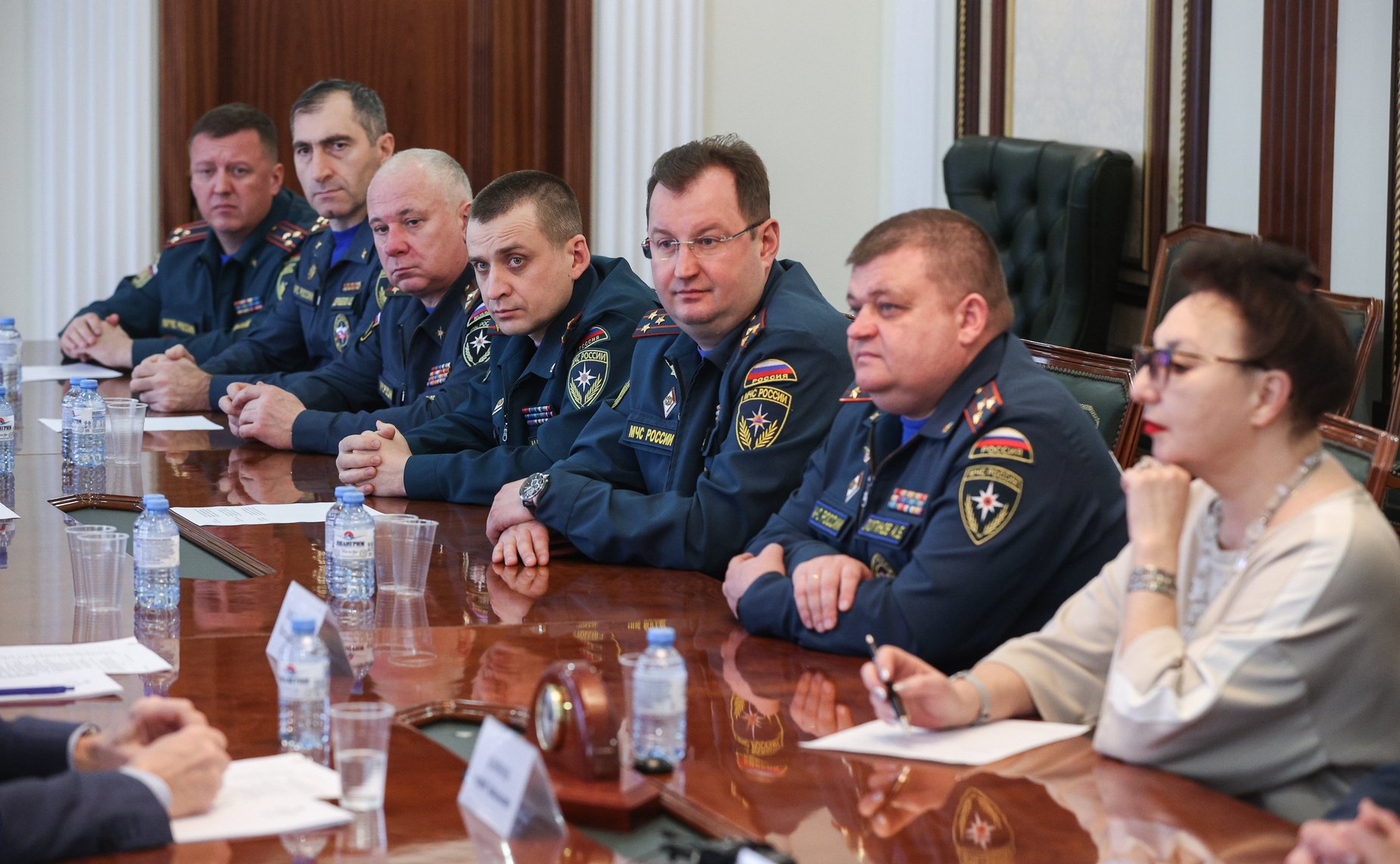 Андрей Климов и Александр Карелин провели рабочую встречу со слушателями Высшей академии управления Академии ГПС МЧС России