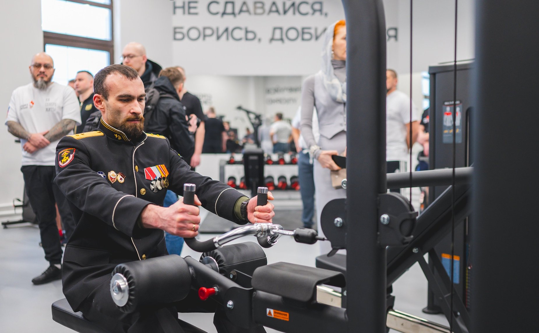 Татьяна Сахарова в рамках работы в регионе приняла участие в открытии первого в России Духовного реабилитационно-спортивного центра «Защитники Отечества»