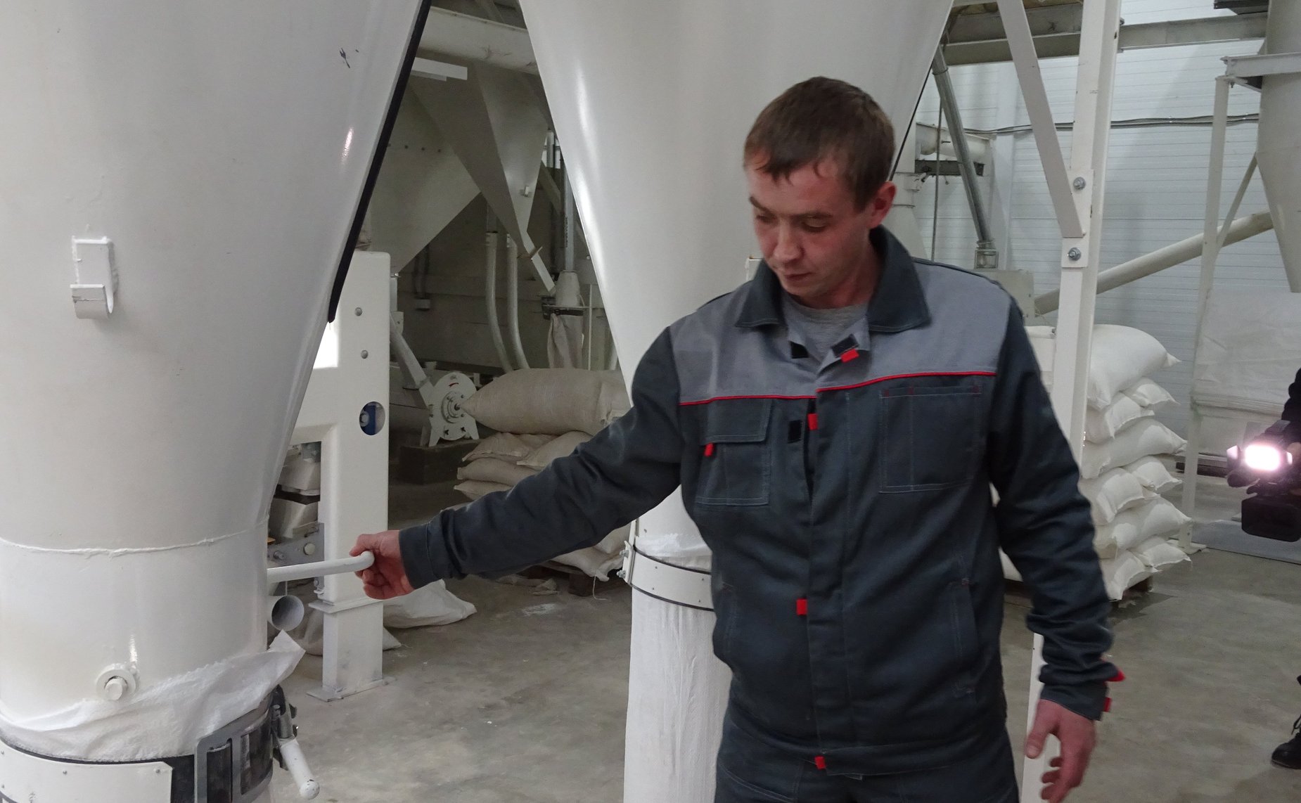 Открытие мукомольного производства в селе Кузнецовка Братского района