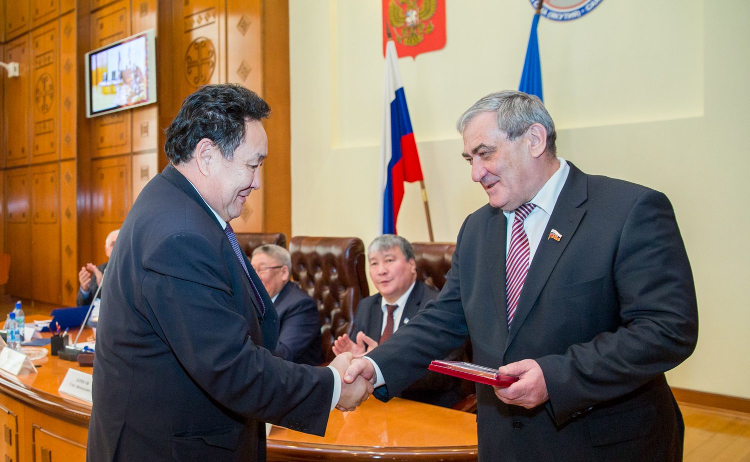 Заседание рабочей группы Совета Федерации по совершенствованию законодательства РФ по вопросам Дальнего Востока в Якутске 11