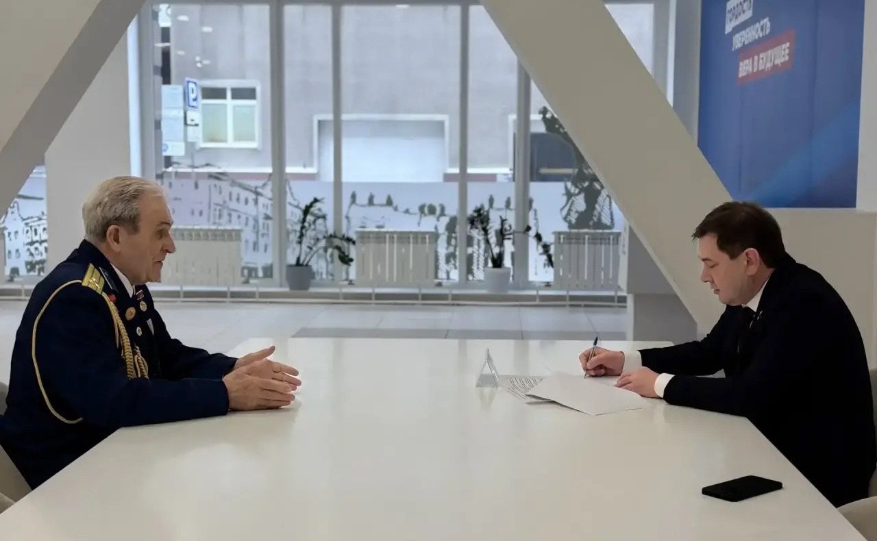 Владимир Нетёсов провел встречу в Воронеже с председателем региональной организации «Российский Союз ветеранов Афганистана»