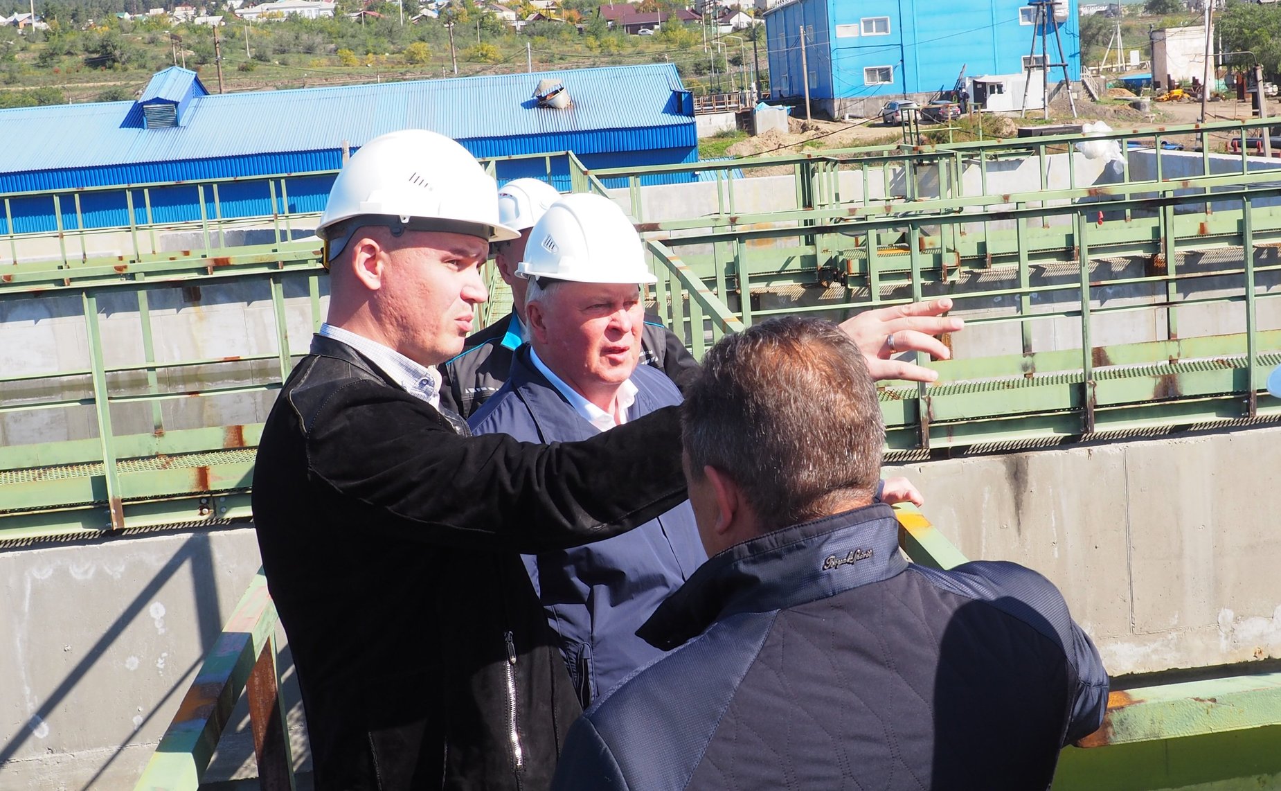 Вячеслав Наговицын в рамках поездки в регион проконтролировал ход строительства правобережных очистных сооружений в Улан-Удэ