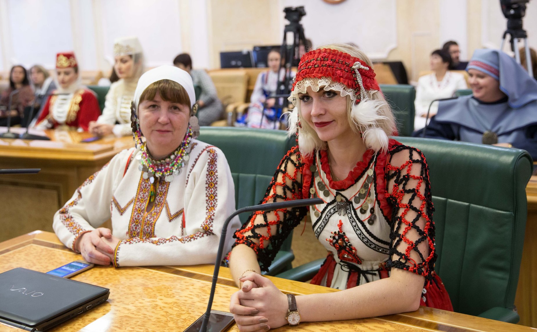 Встреча В. Маркова с участниками Всероссийского мастер-класса учителей родного, в том числе русского языка