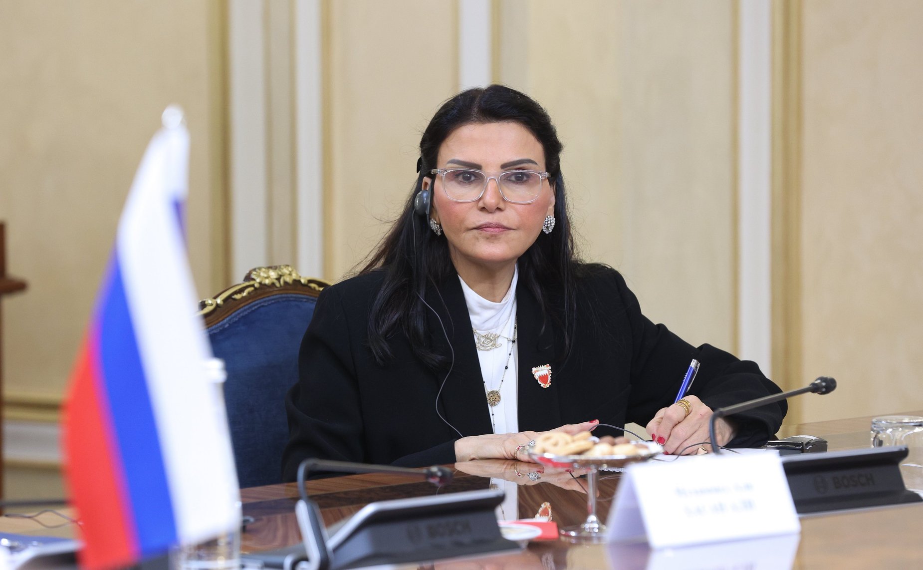 Встреча Председателя Совета Федерации Валентины Матвиенко с Председателем Консультативного совета Национального собрания Королевства Бахрейн Али Бен Салехом Ас-Салехом