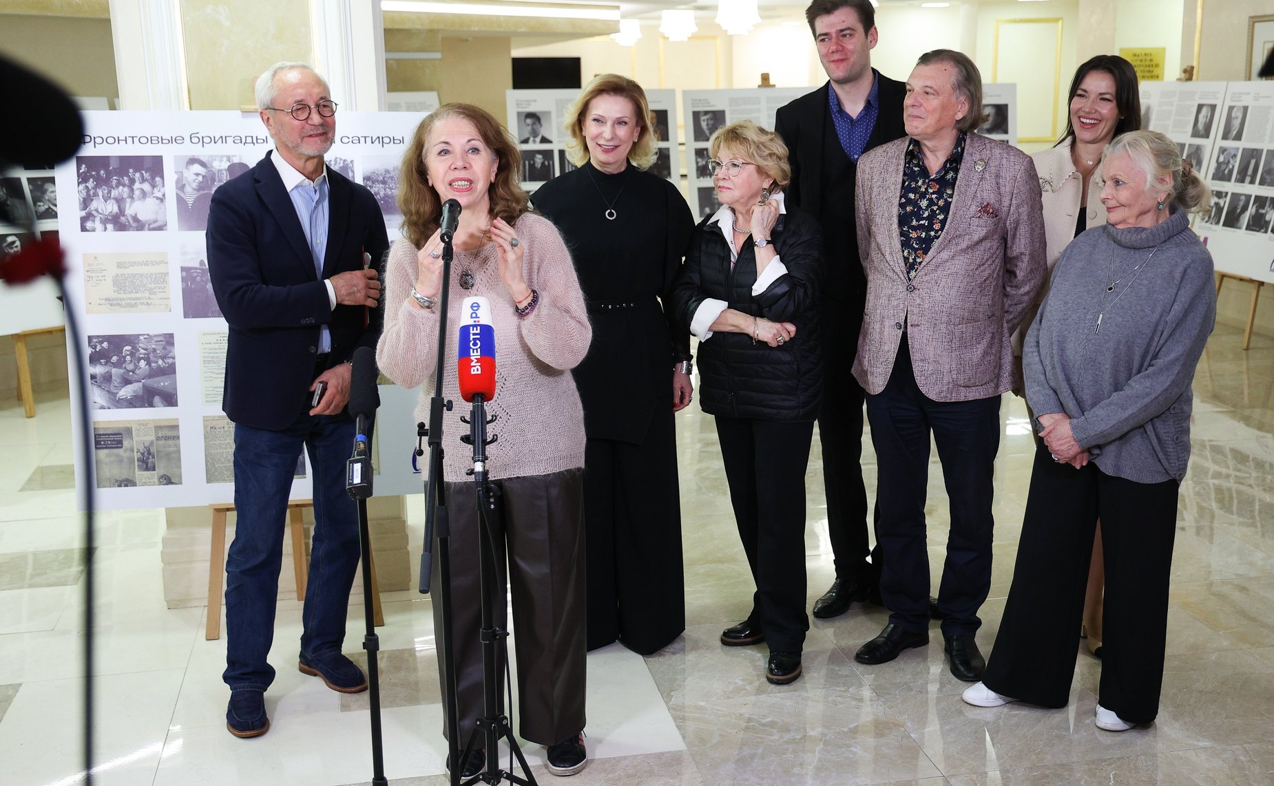 Открытие выставки «Актеры Театра сатиры на фронте и в тылу»