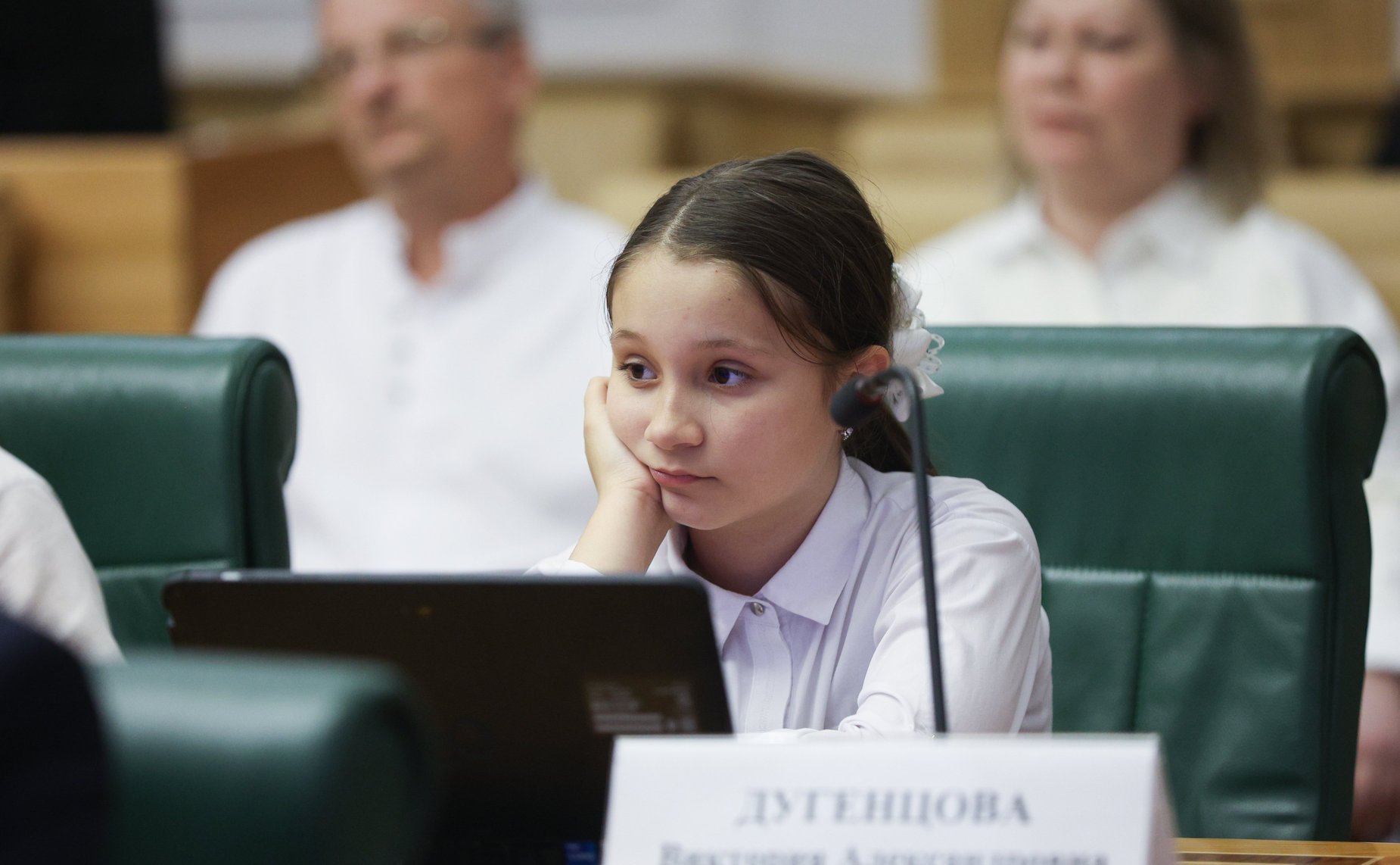 Встреча председателя Комитета Совета Федерации по науке, образованию и культуре Лилии Гумеровой с участниками Всероссийского конкурса «Моя страна-моя Россия»