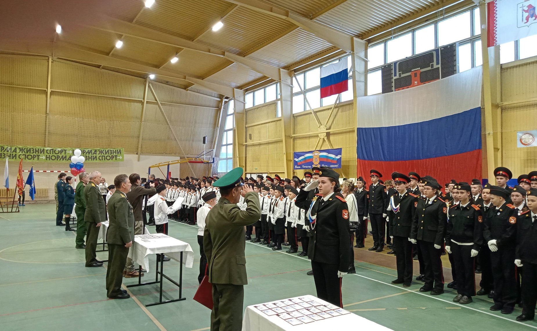 Сергей Мартынов поздравил учащихся Марий Эл с принятием в кадеты