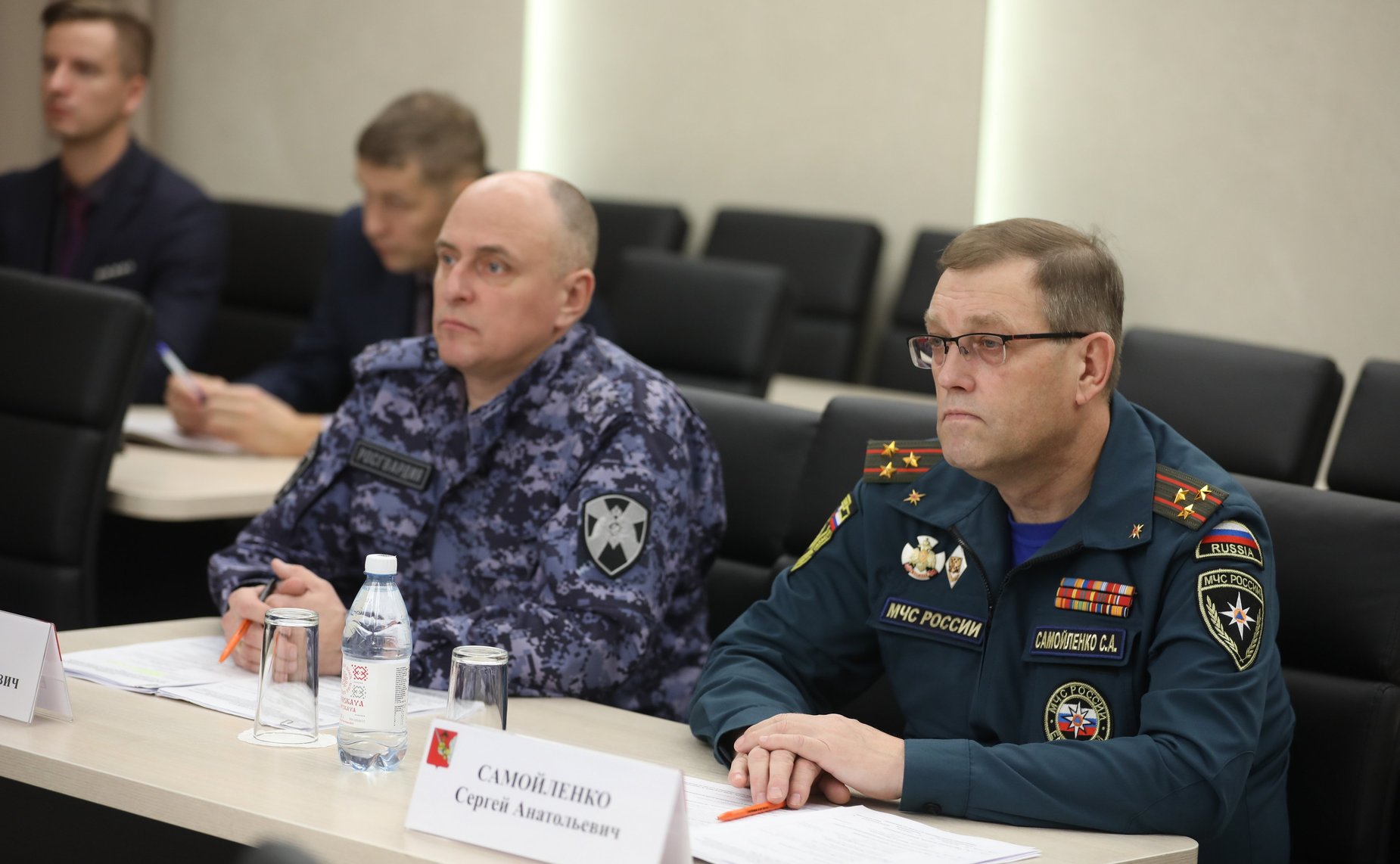 Юрий Воробьев принял участие в заседании оперативного штаба, прошедшего под руководством губернатора региона Олега Кувшинникова