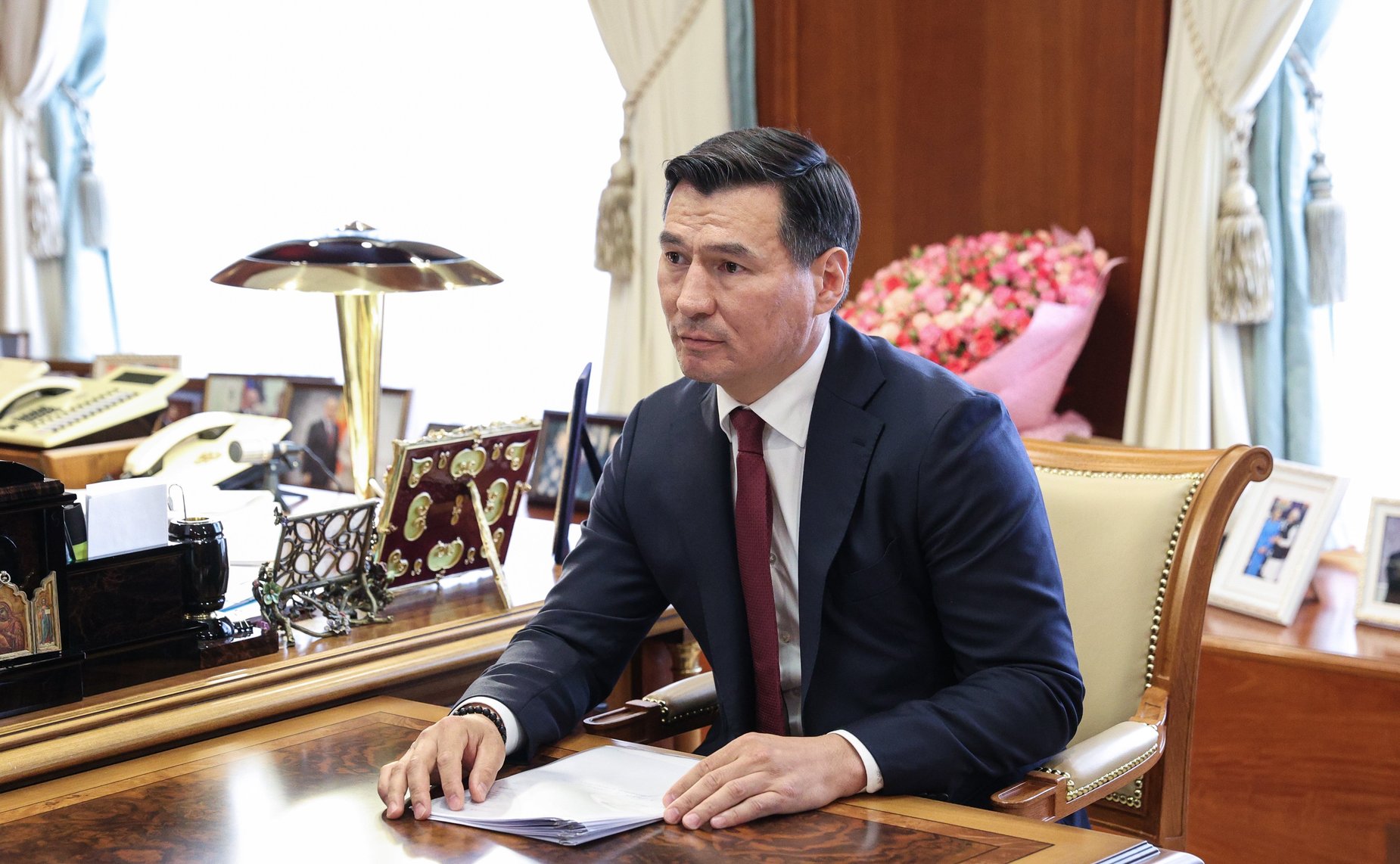 Глава Республики Калмыкия Бату Хасиковым
