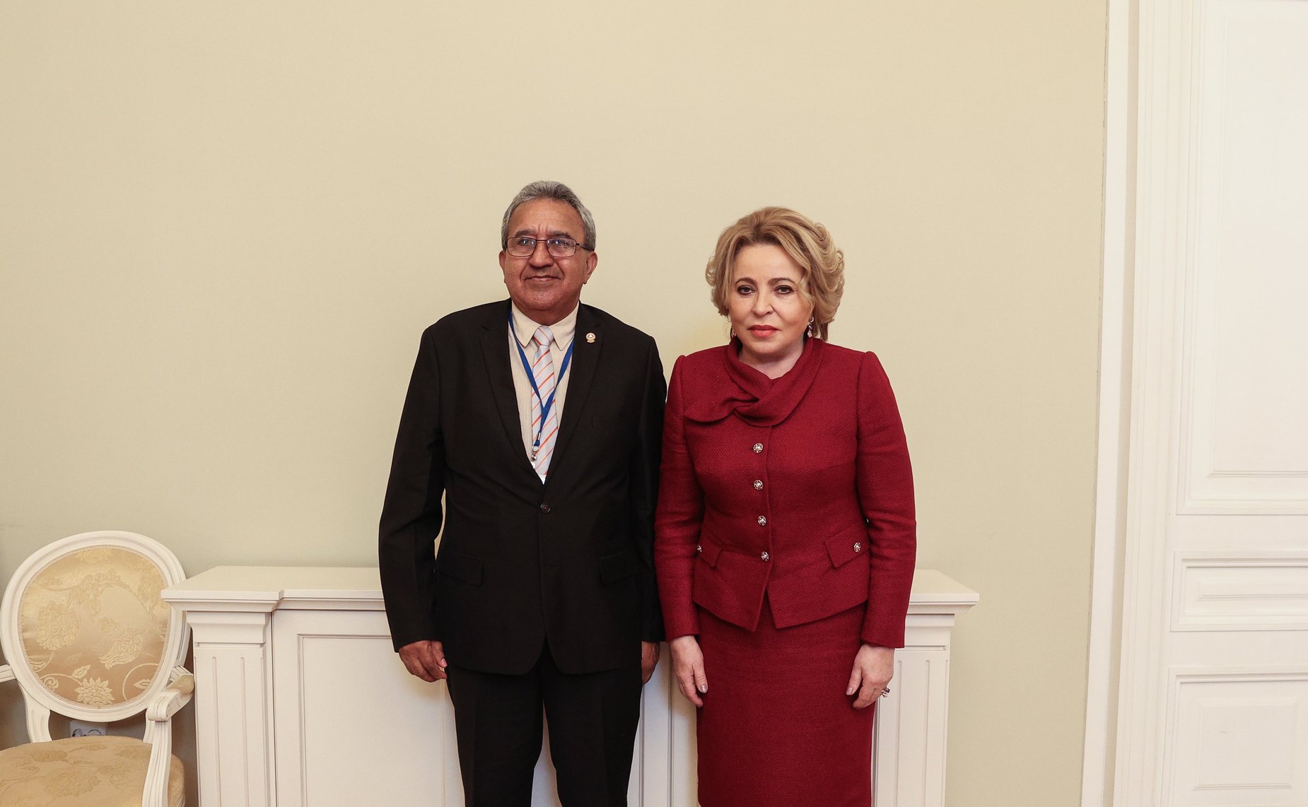 Валентина Матвиенко провела встречу с Председателем ПАРЛАСЕН Амадо Серрудом Асеведо и его заместителем Гильермо Даниэлем Ортегой Рейесом