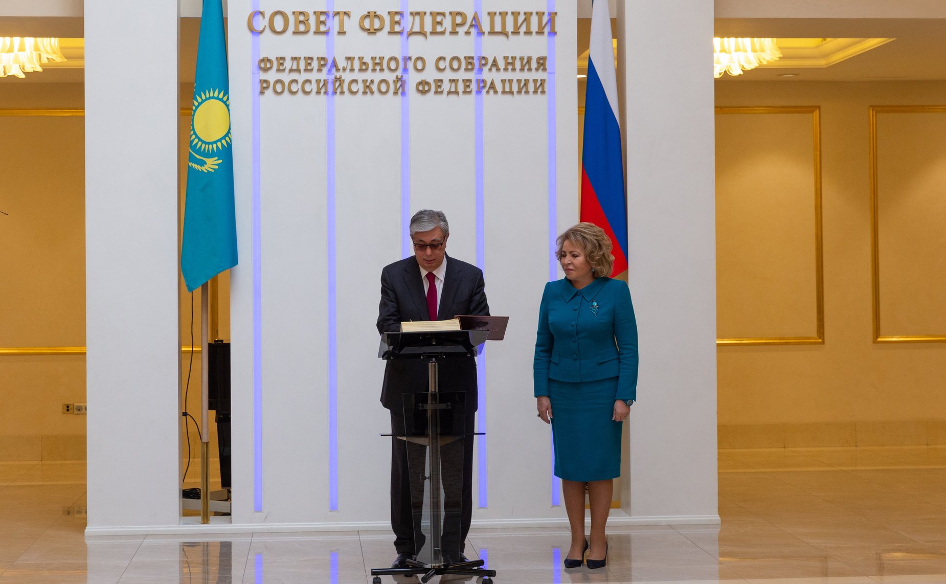 Встреча В. Матвиенко с Президентом Казахстана К.- Ж. Токаевым