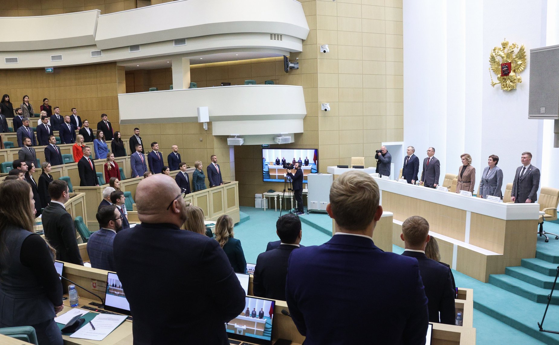 Заседание Палаты молодых законодателей при Совете Федерации