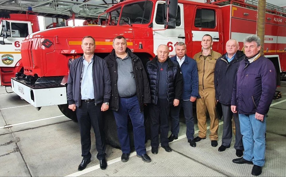 Андрей Базилевский побывал в Пожарной части Противопожарной службы № 61 Хабаровского края