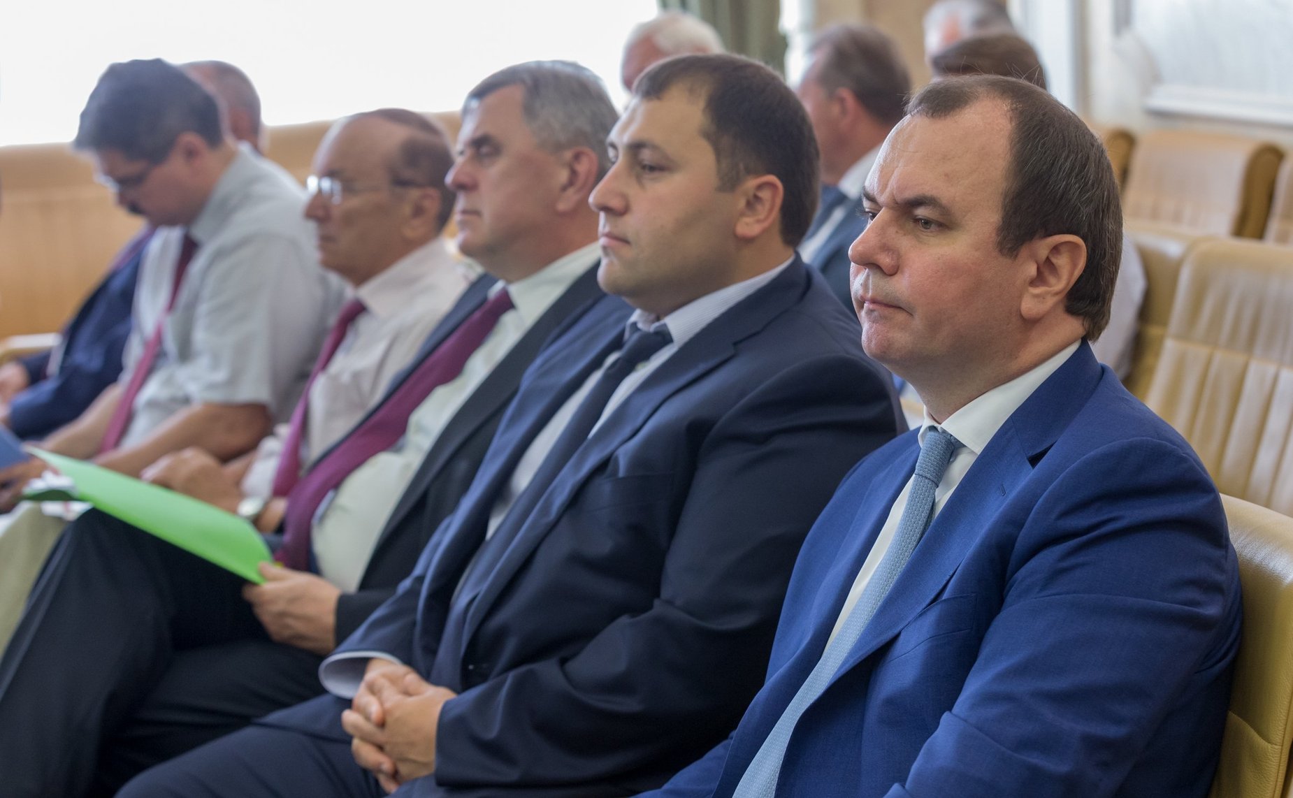 Встреча первого заместителя Председателя СФ Н. Федорова с заместителем Председателя Правительства РФ А. Гордеевым и Министром сельского хозяйства РФ Д. Патрушевым