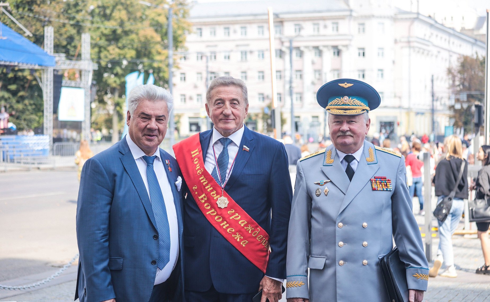 В День города Сергею Лукину вручили регалии Почетного гражданина Воронежа