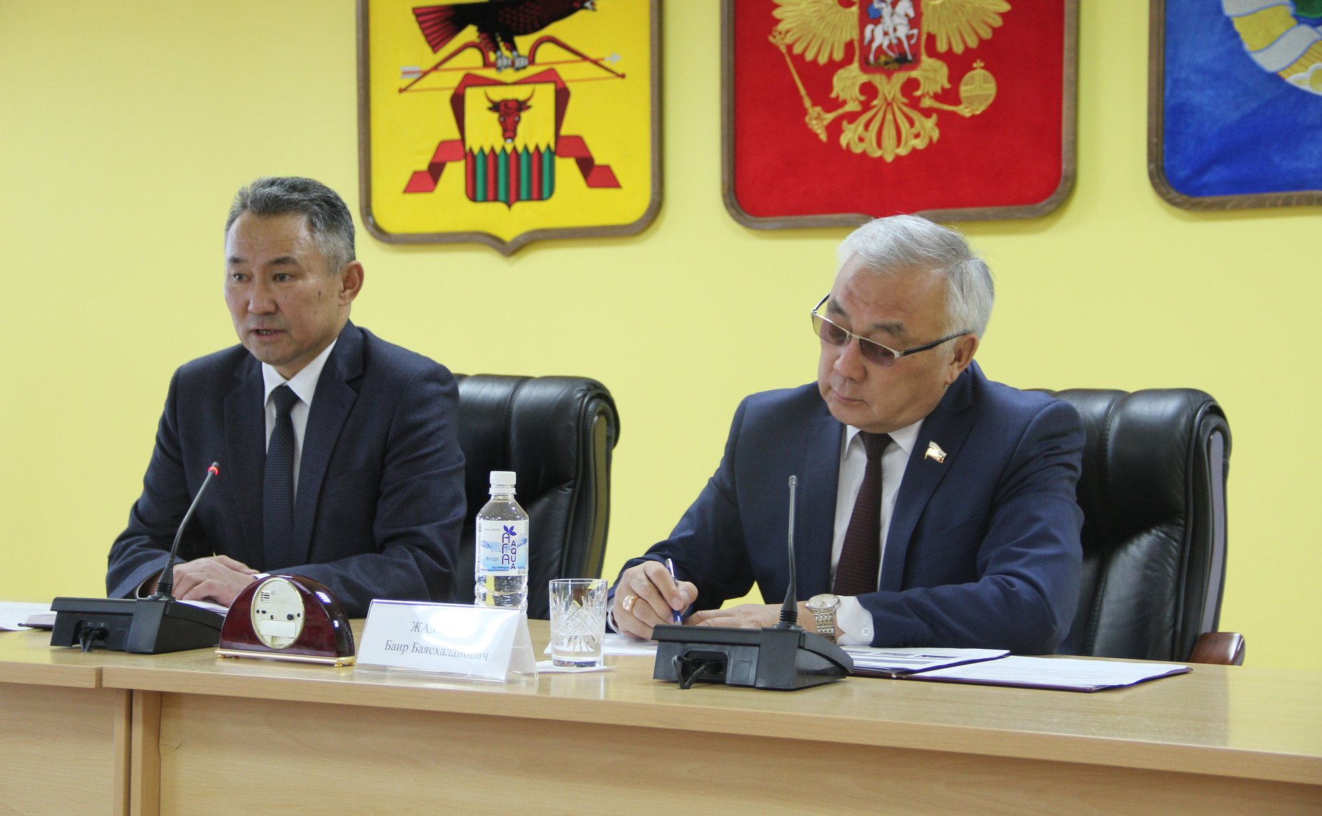 Баир Жамсуев в поселке Агинское принял участие в заседании консультативного совета глав муниципальных образований Агинского Бурятского округа