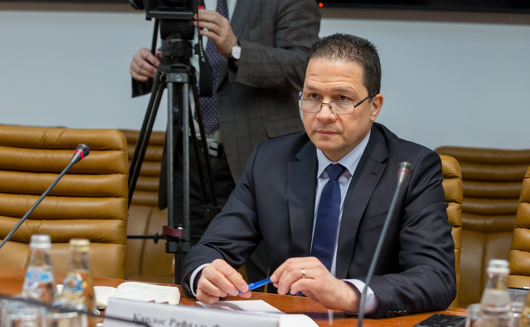 Встреча К. Косачева и О. Мельниченко с Чрезвычайным и Полномочным Послом Боливарианской Республики Венесуэла