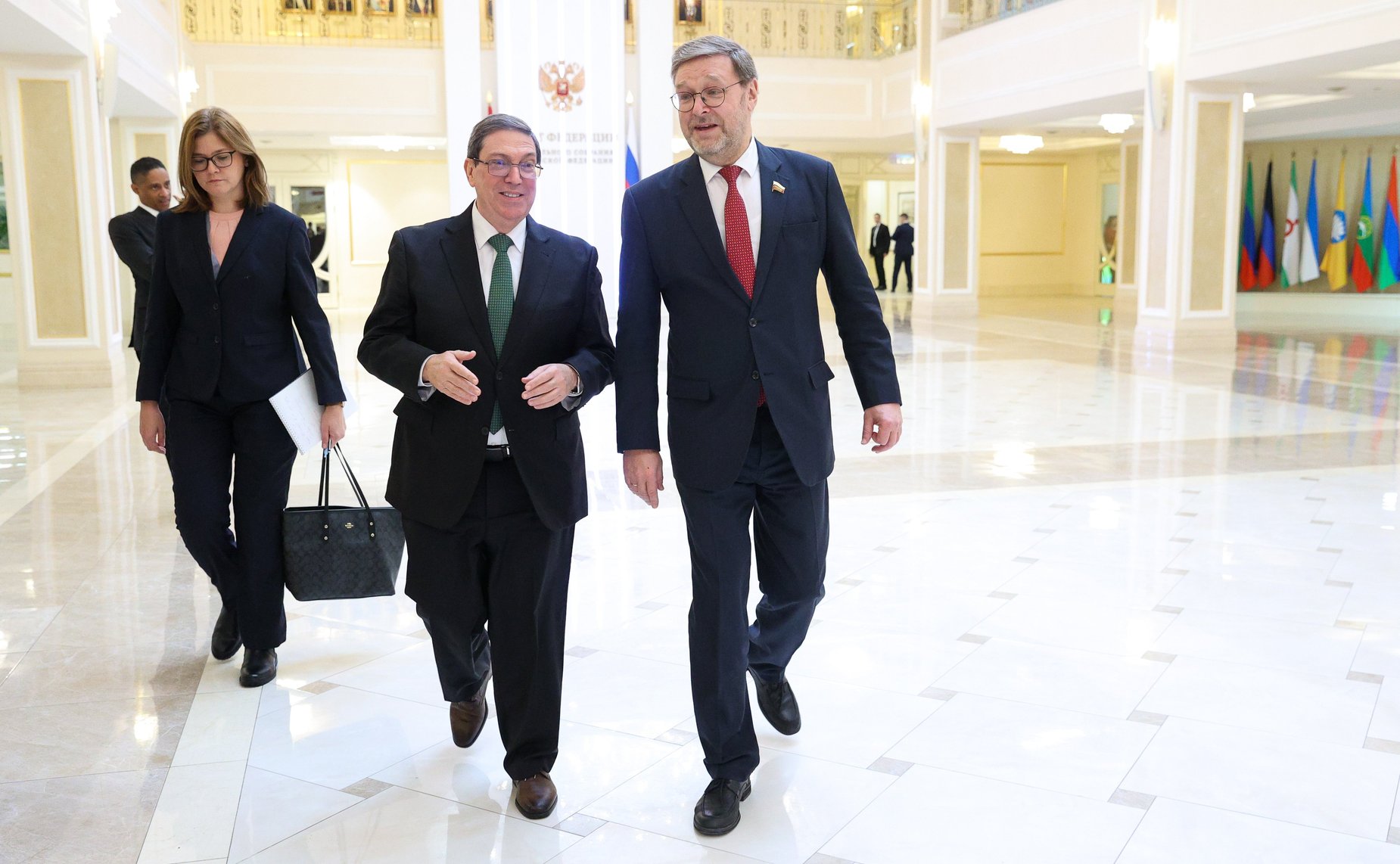 Встреча Председателя Совета Федерации Валентины Матвиенко со специальным представителем Президента Республики Куба, Министром иностранных дел Республики Куба Бруно Родригесом Паррильей