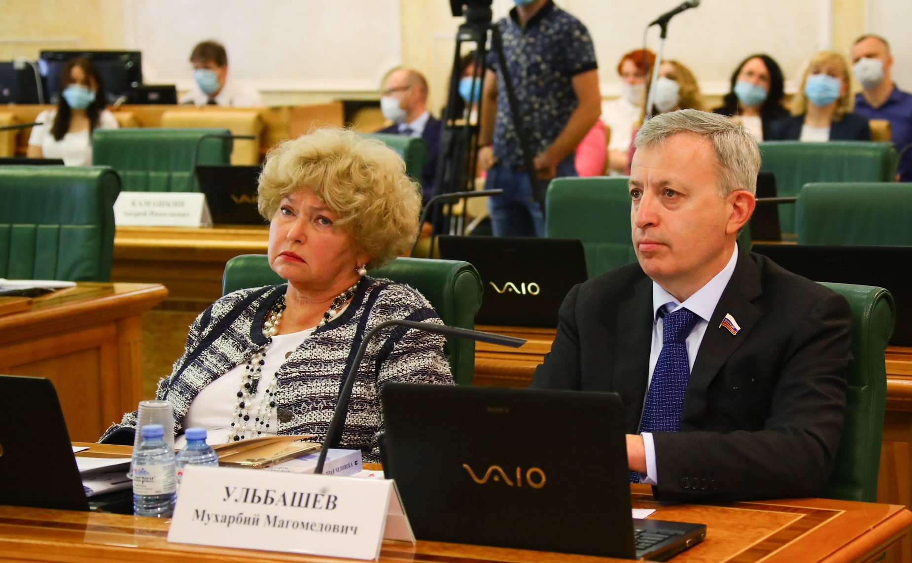 Людмила Нарусова и Мухарбий Ульбашев