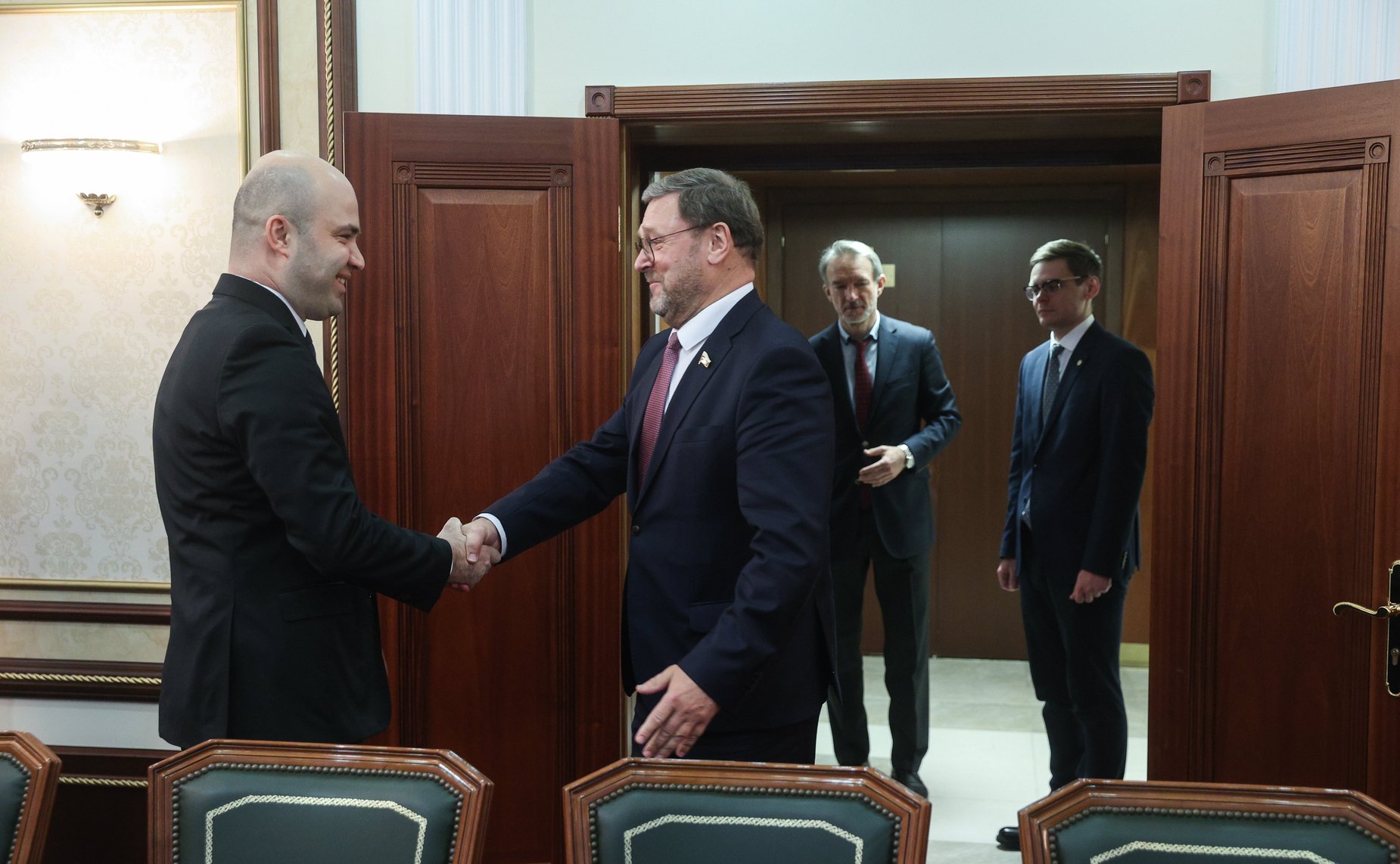 Встреча заместителя Председателя СФ Константина Косачева со Спикером Народного Собрания – Парламента Республики Абхазия