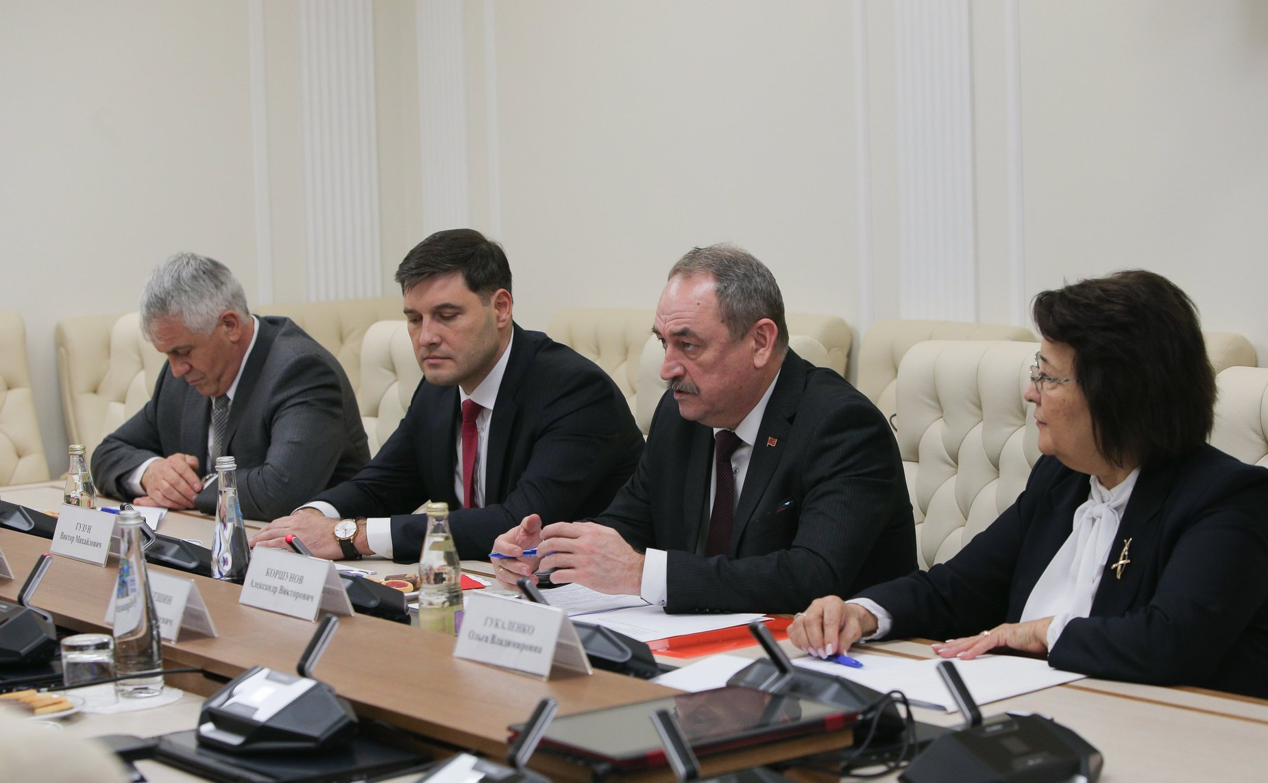 Встреча заместителя председателя Комитета СФ по международным делам Фарита Мухаметшина с Председателем Верховного Совета Приднестровской Молдавской Республики