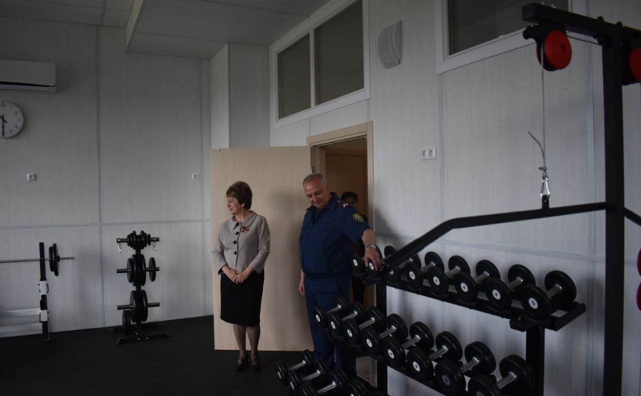 Екатерина Алтабаева побывала в кадетском корпусе Следственного комитета Российской Федерации им. В.И. Истомина