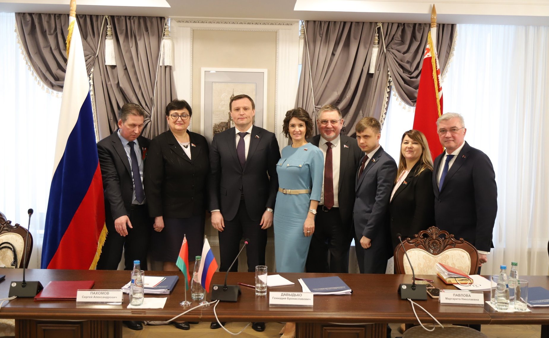 Маргарита Павлова в рамках деятельности Депутации СФ в Парламентской делегации РФ в Парламентском Собрании Союза Беларуси и России приняла участие в заседании Комиссии Парламентского Собрания по информационной политике