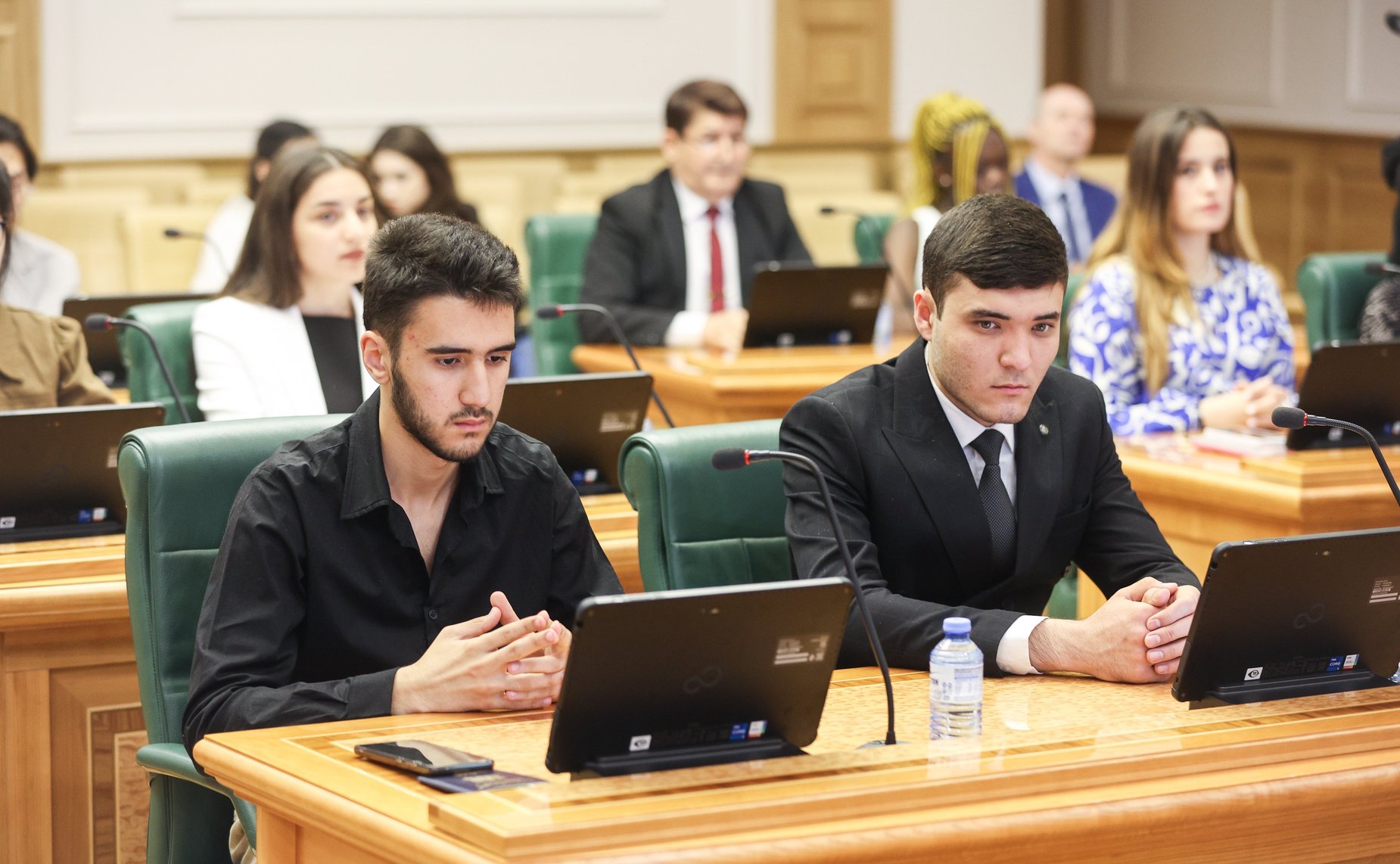 Церемония награждения победителей IV Конкурса чтецов среди студентов аспирантов из стран Азии и Африки «Победа в сердцах поколений» в рамках подготовки к Саммиту Россия-Африка