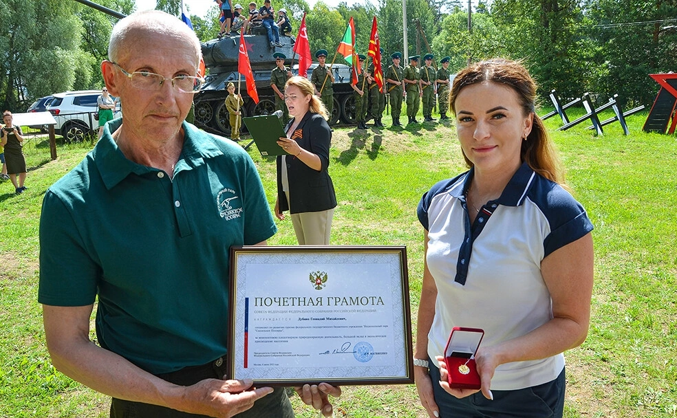 Ирина Кожанова приняла участие в военно-историческом фестивале «Слобода партизанская»