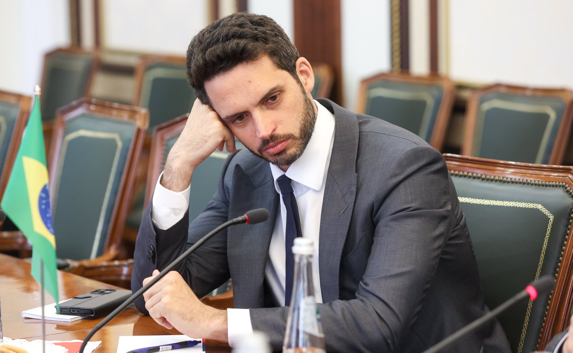 Председатель Комитета СФ по международным делам Григорий Карасин провел встречу с Послом Бразилии в России Родриго Соаресом