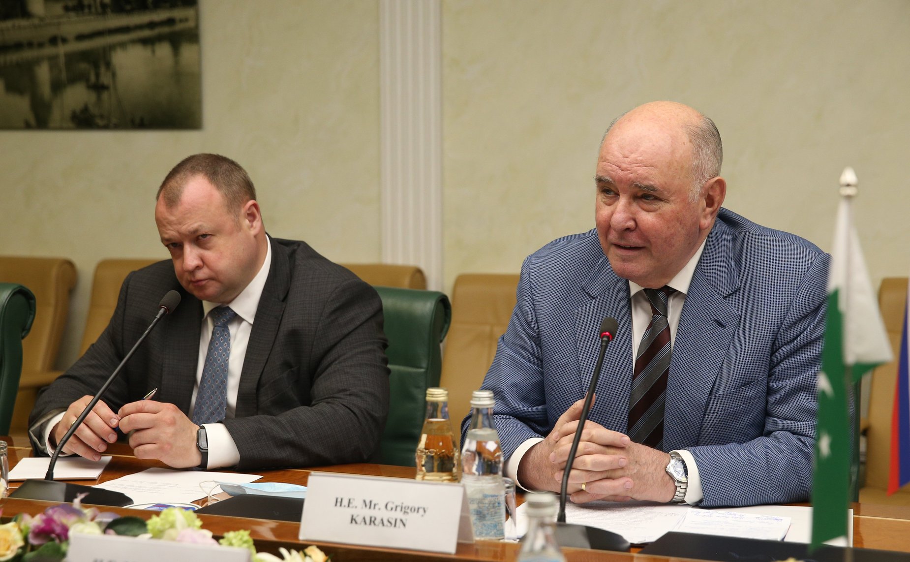 Григорий Карасин провел встречу с с Чрезвычайным и Полномочным Послом Исламской Республики Пакистан в РФ