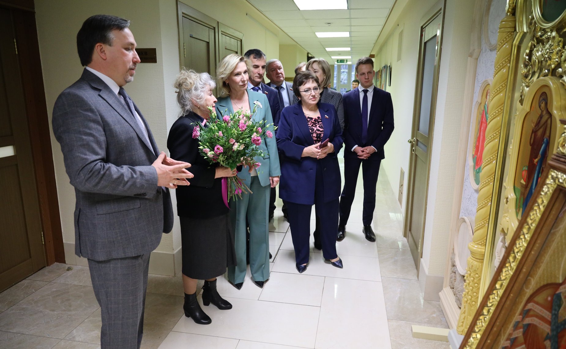 Торжественное открытие в Совете Федерации выставки «Ивановская земля. Край талантов»