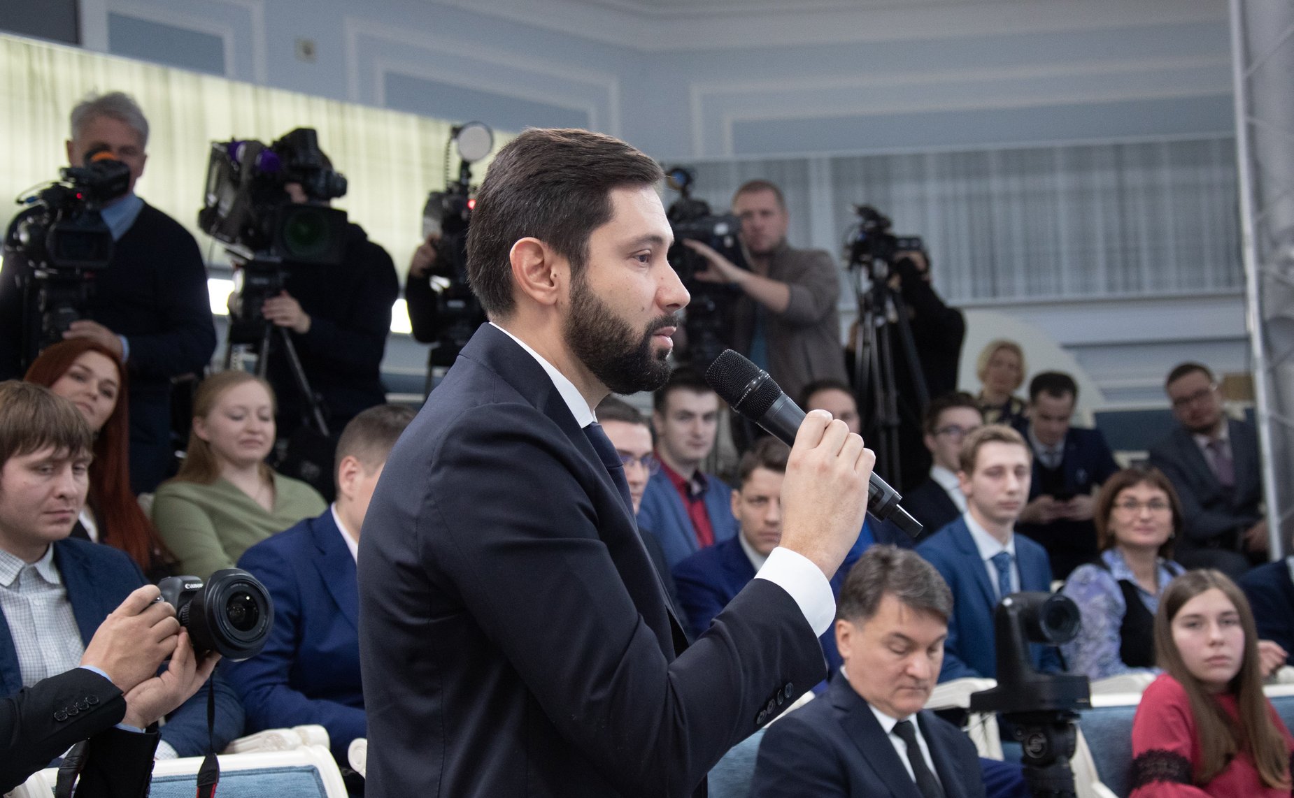 Встреча Л. Гумеровой с участниками и организаторами XVII Всероссийского конкурса молодежных авторских проектов и проектов в сфере образования «Моя страна – моя Россия»