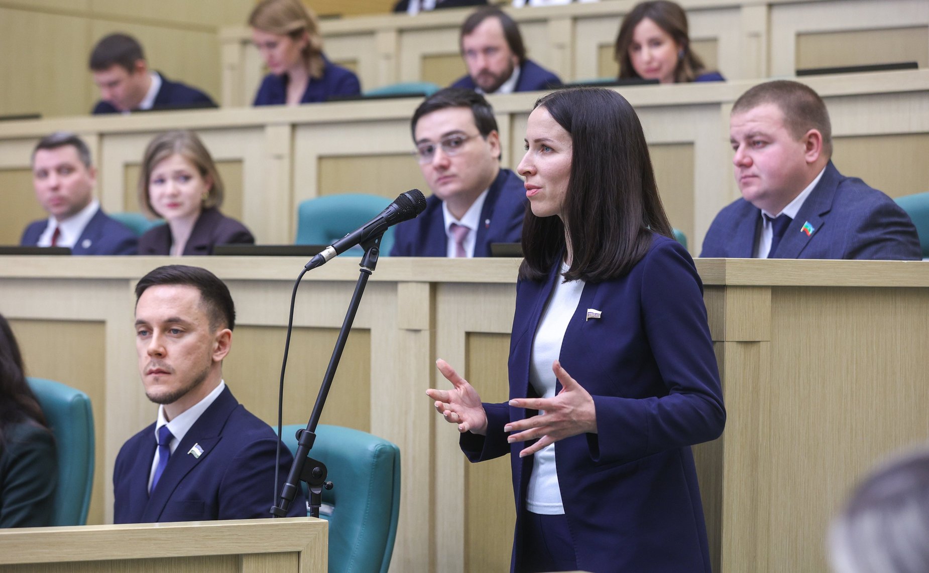 Заседание Палаты молодых законодателей при Совете Федерации