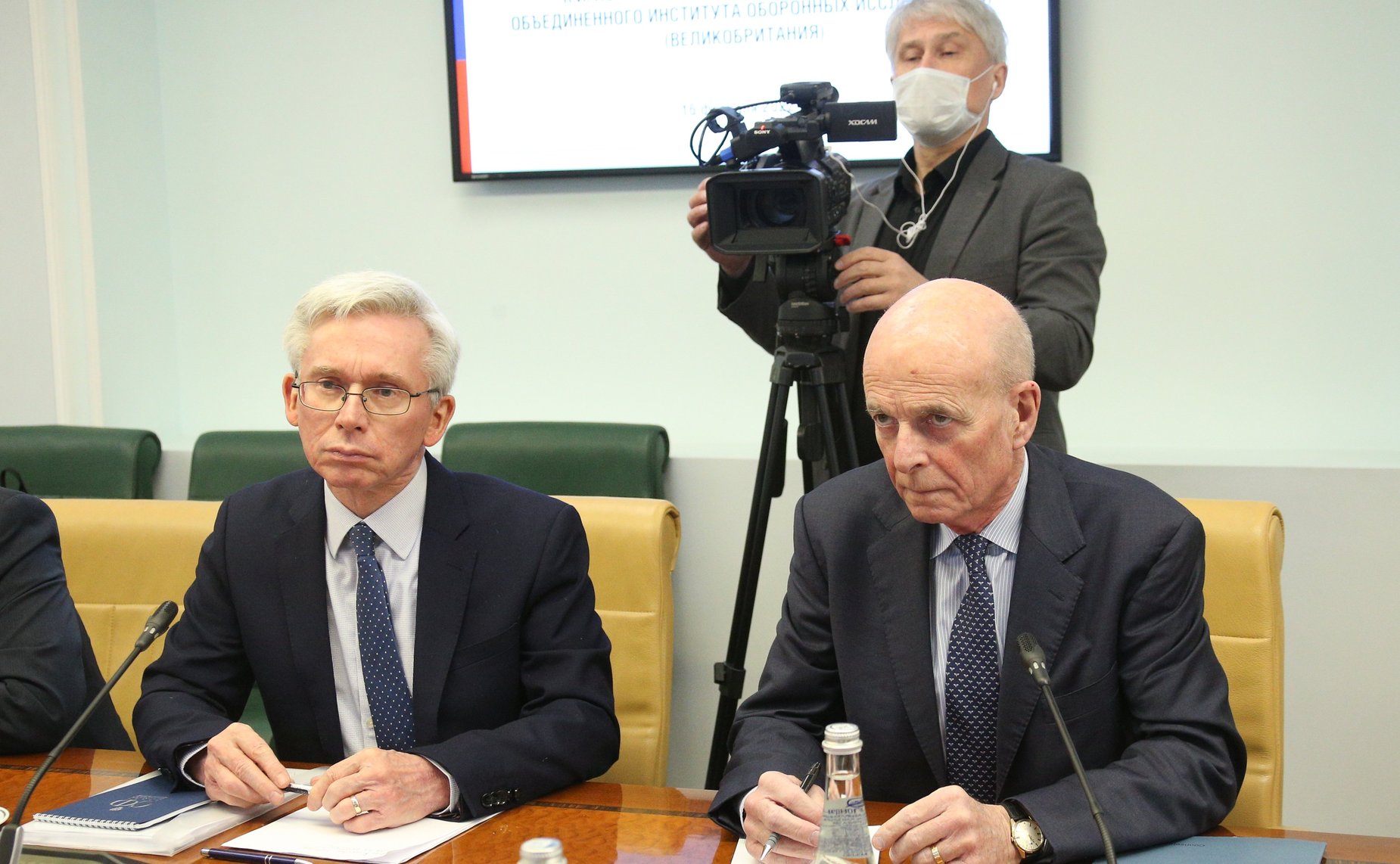 Встреча заместителя Председателя СФ Константина Косачева с делегацией Королевского объединенного института оборонных исследований