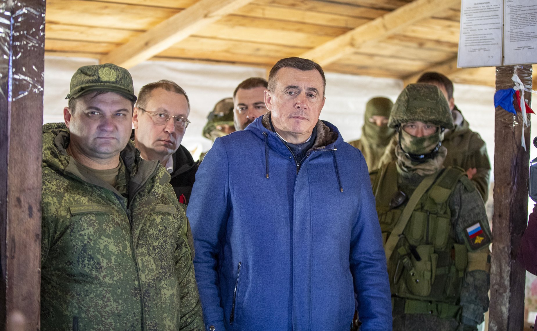 Андрей Хапочкин в рамках поездки в регион проконтролировал ход подготовки сахалинцев, мобилизованных для участия в специальной военной операции